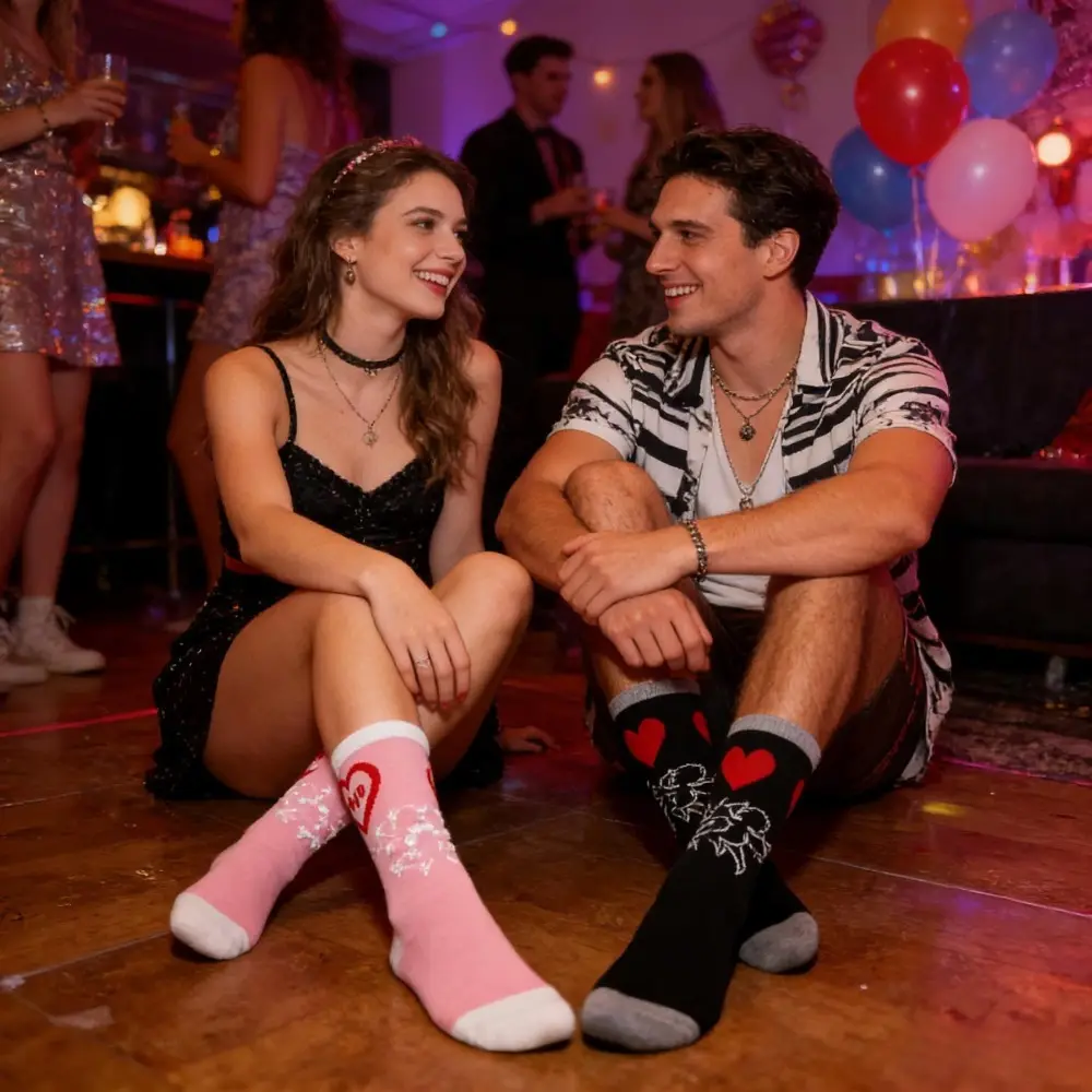Matching Socks For Couples - Of Patterned