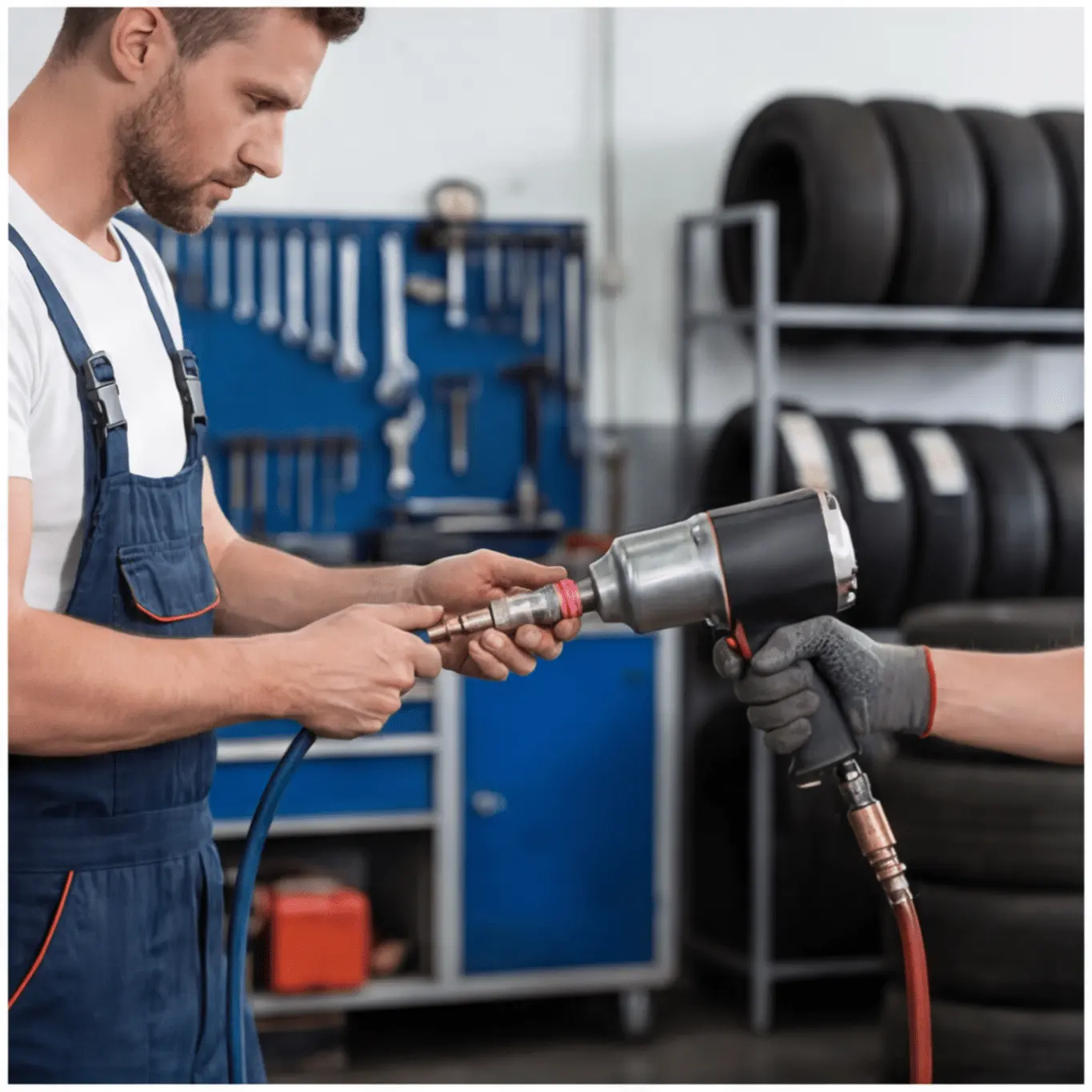 Compressed Air Coupling Set