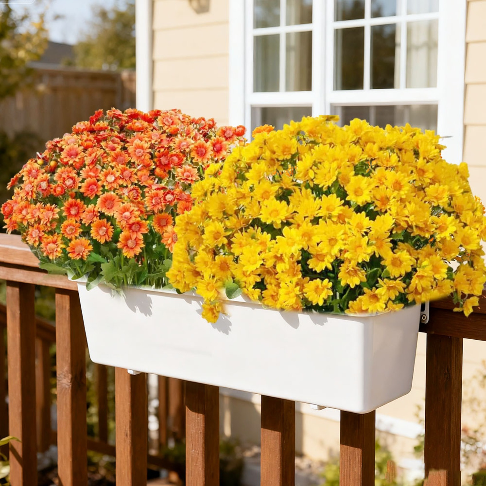 Artificial Chrysanthemum Bouquets, Set of 10, picture 2 of 4