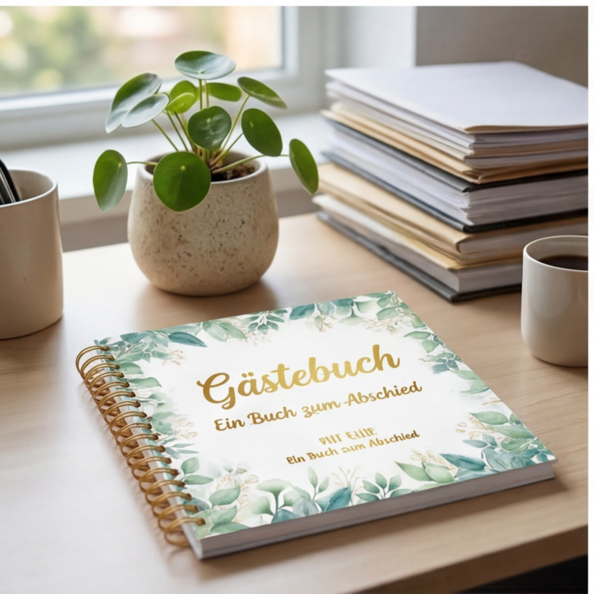 Farewell Book For Colleagues With A Heartwarming Design, Guest Book For Teachers & Staff Marking Retirement & 