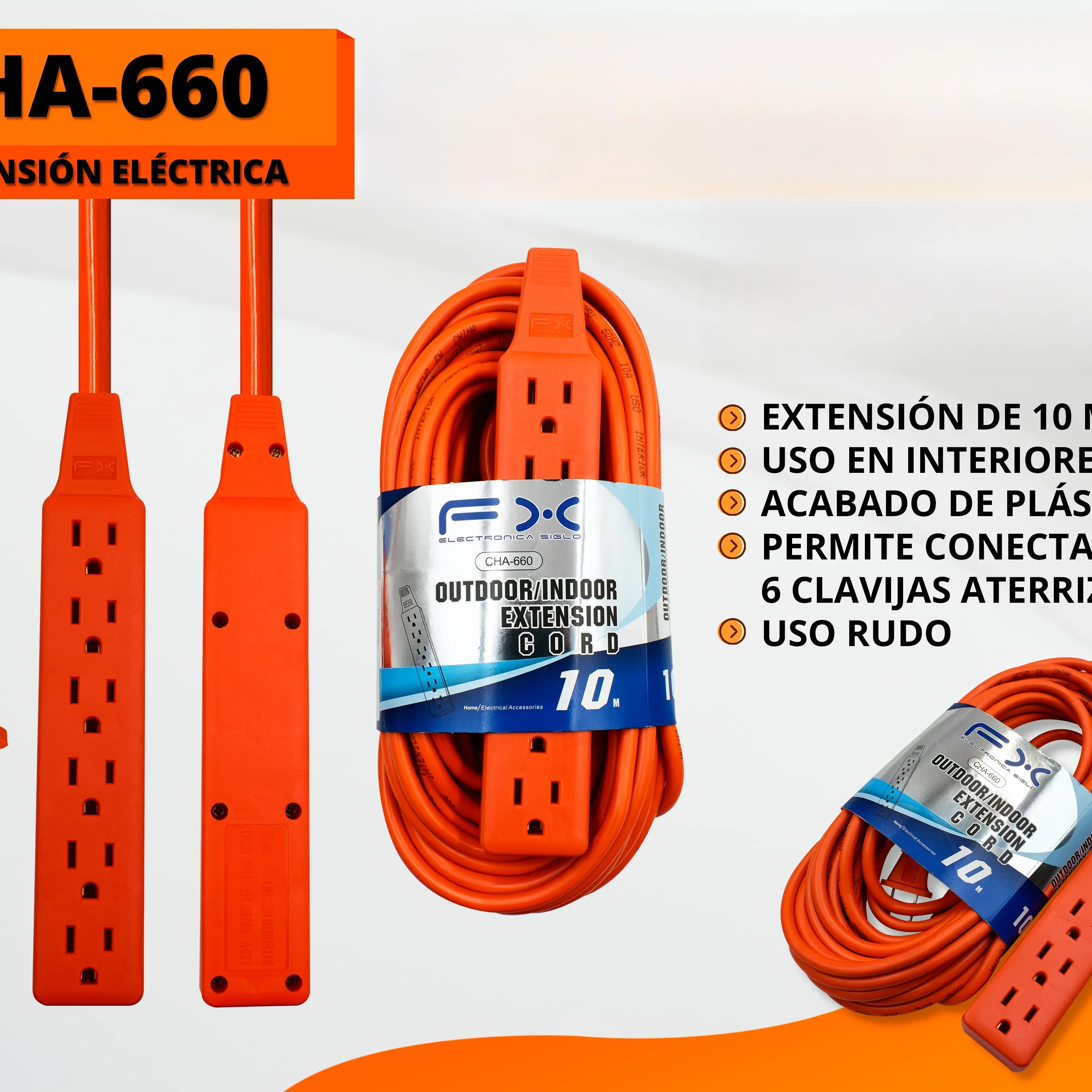 Extension Cord Socket 10.6m Slot Plug Strip
