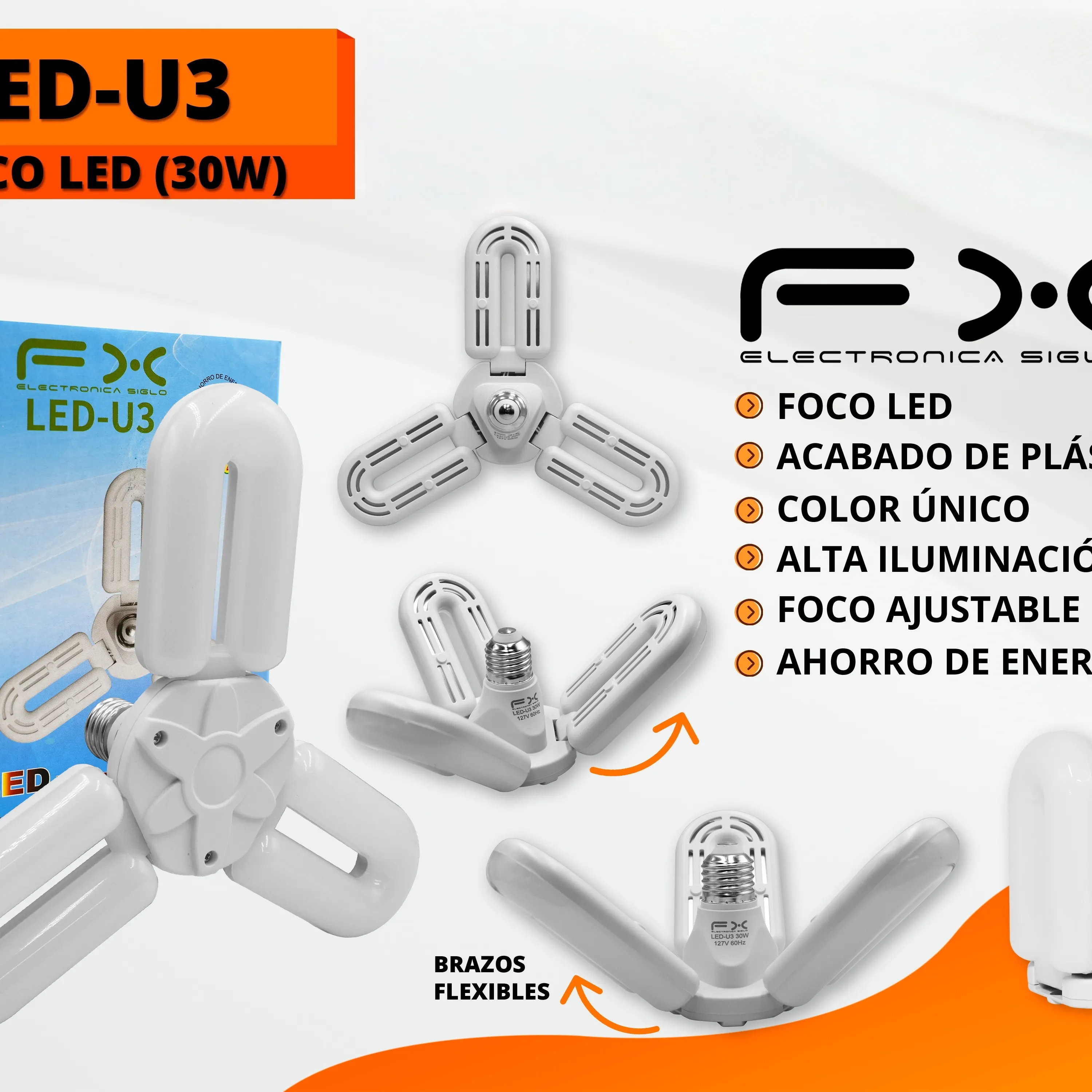 Led Spotlight Bulb Adjustable Angle