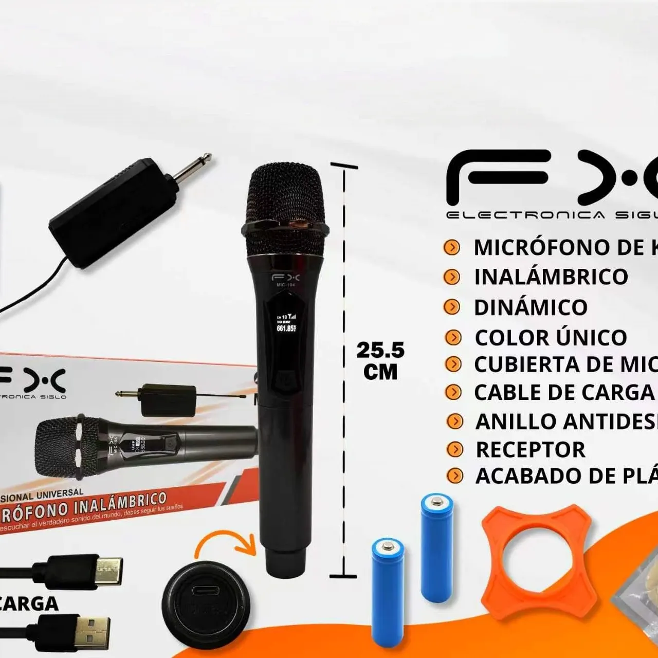 Wireless Dynamic Microphone Karaoke Home Use Type-c