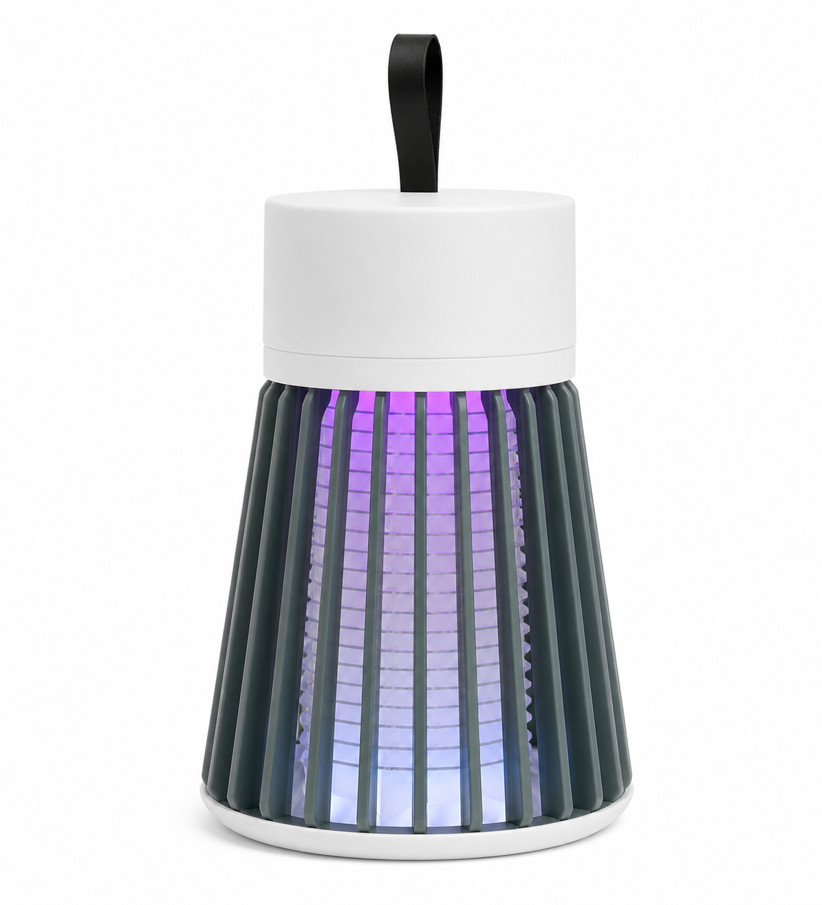Mosquito Killer Lamp - Gray, Dual-color Light, Electric Shock, Usb Rechargeable, Indoor/outdoor Portable
