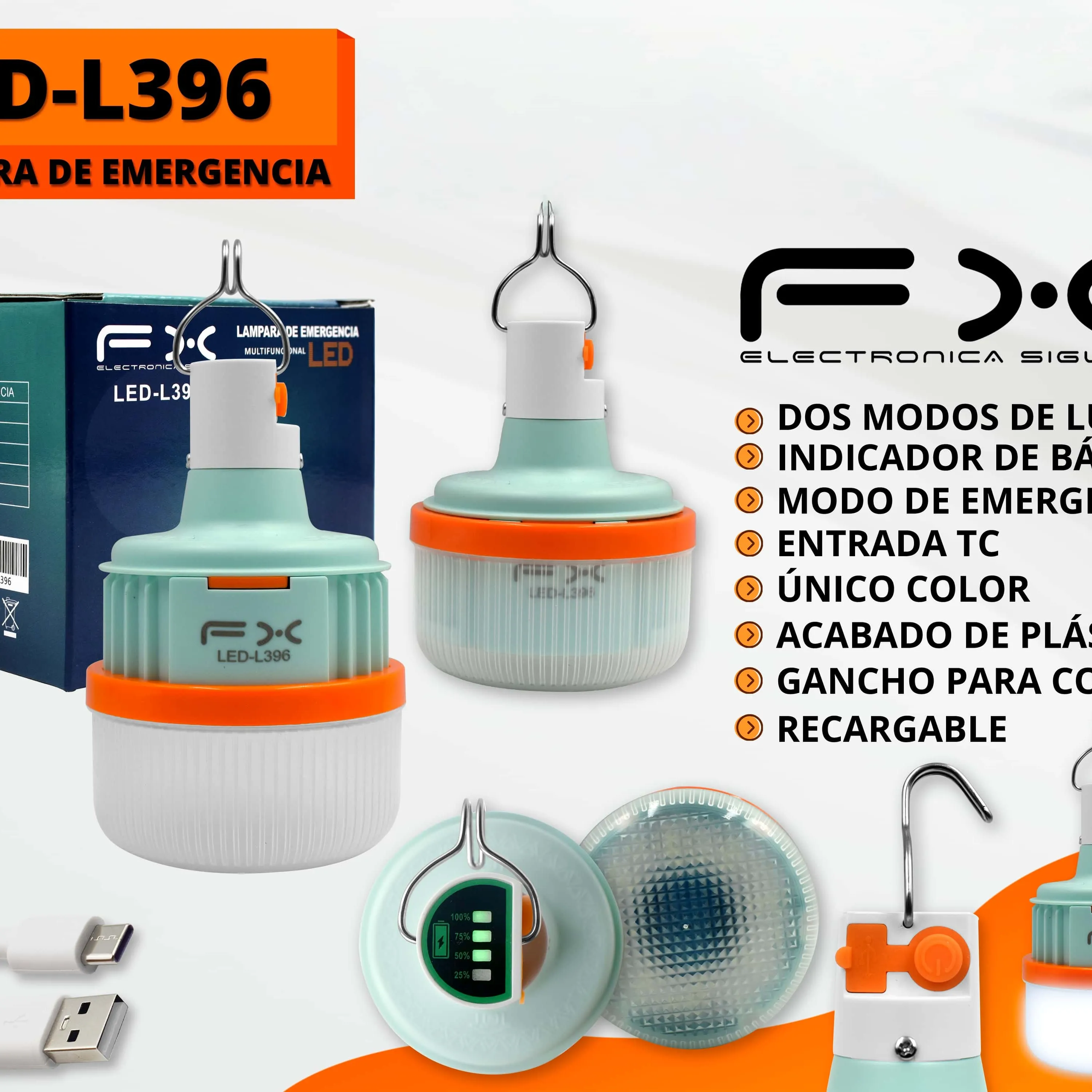 Led Rechargeable Emergency Bulb