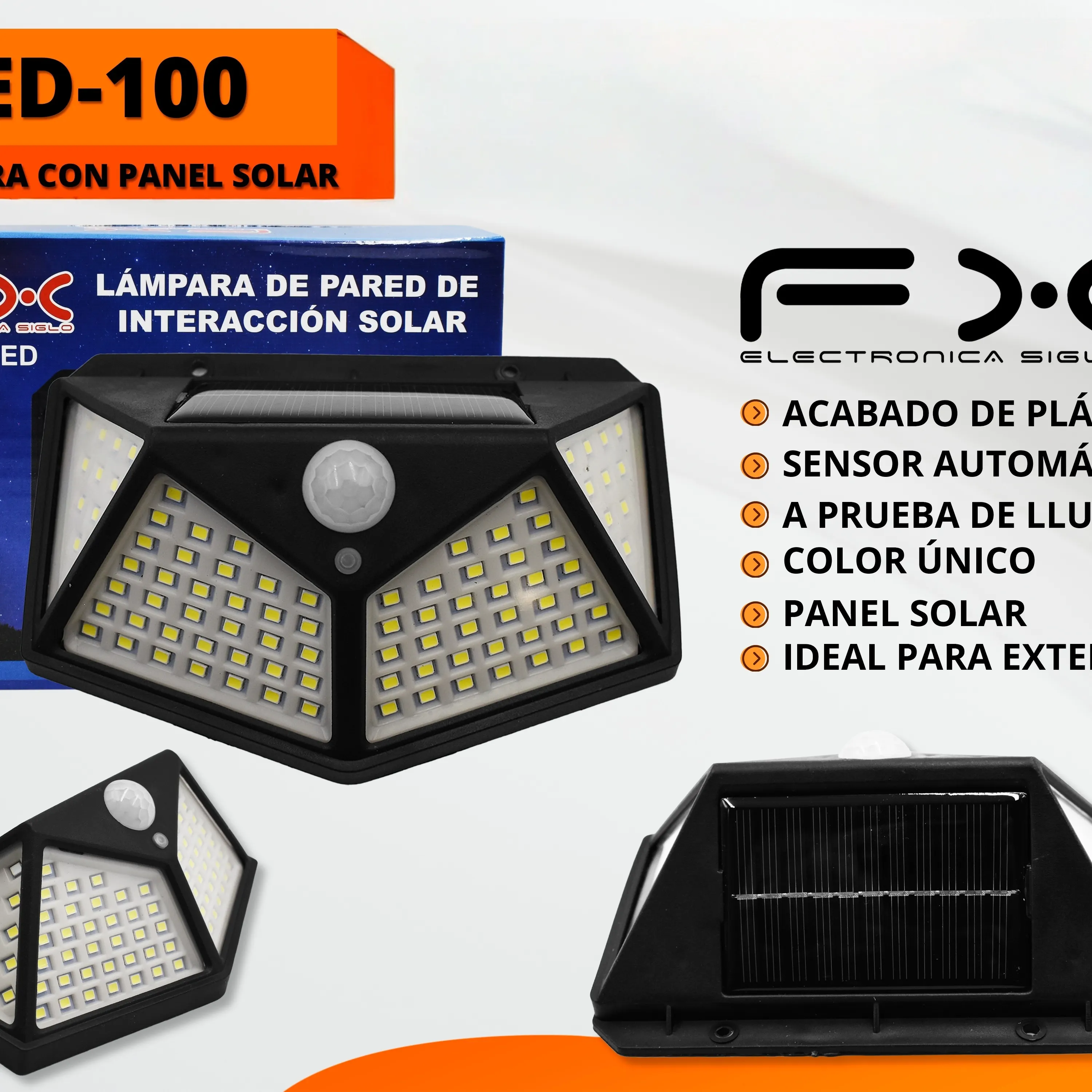 Solar Powered Garden Light - Motion Sensor