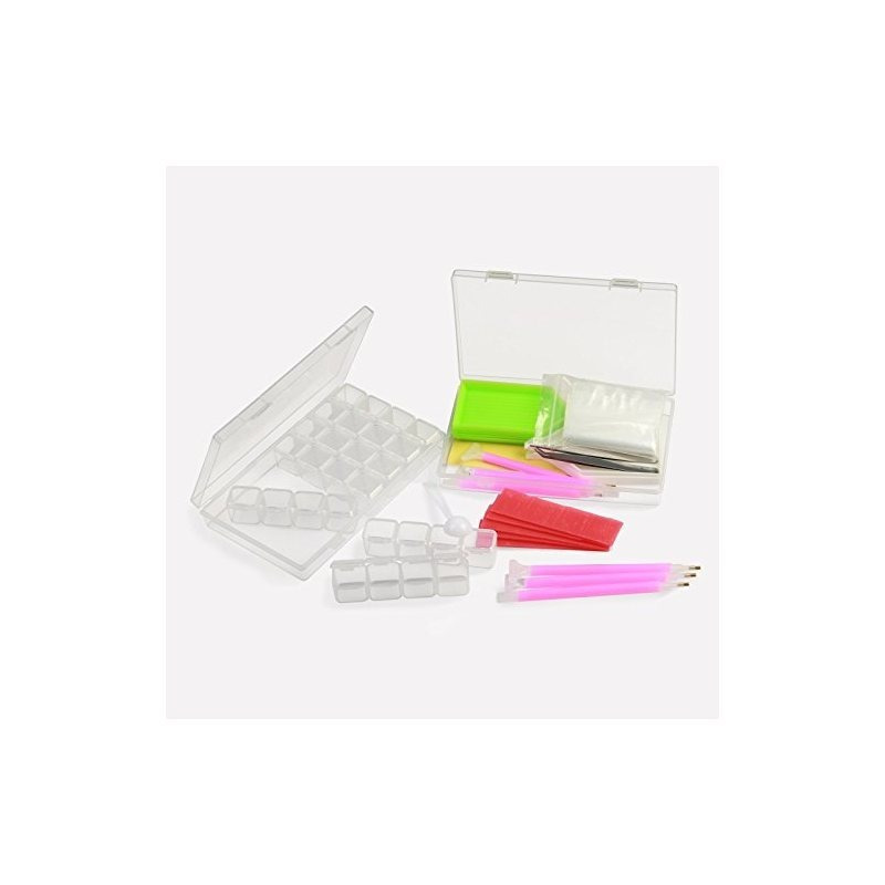 Diamond Painting Tool Set - 46-Piece Kit For Creative Crafts And Party Supplies