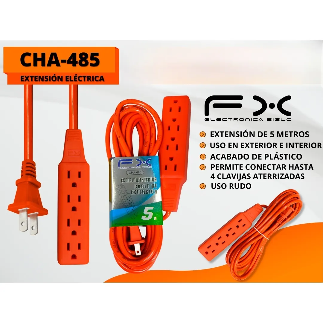 Power Strip Extension Cord - 5.4m Outlet