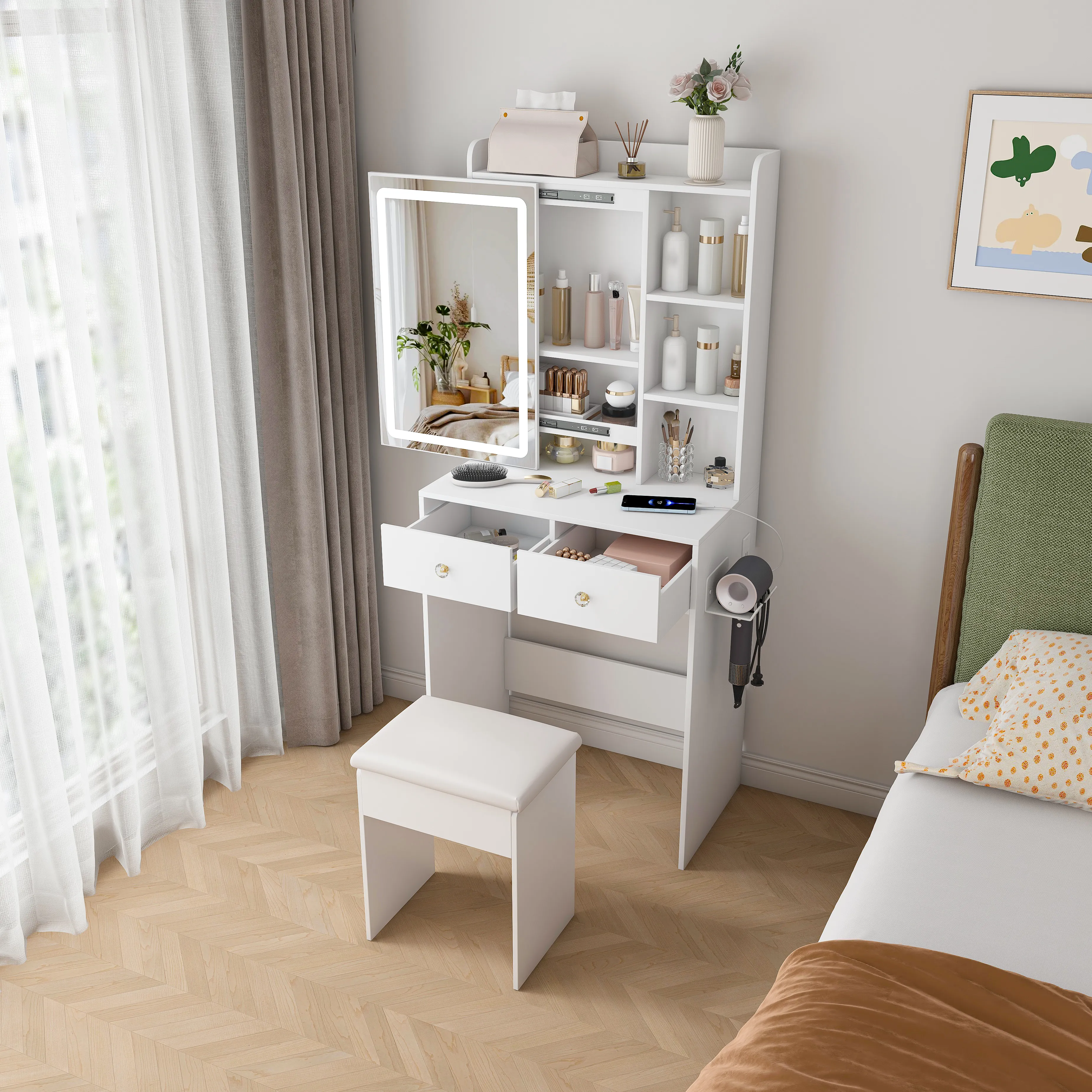 Small Makeup Vanity Desk