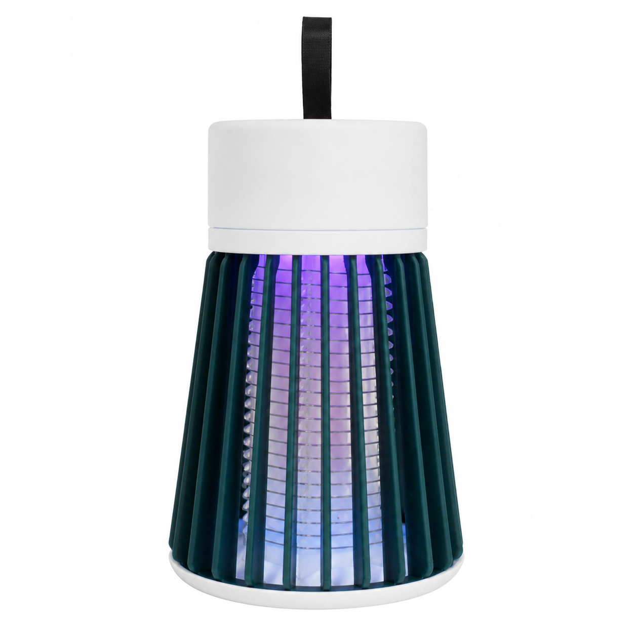Mosquito Killer Lamp - Portable, Green, Electric Shock, Usb Rechargeable, Dual-color Light, Home Use