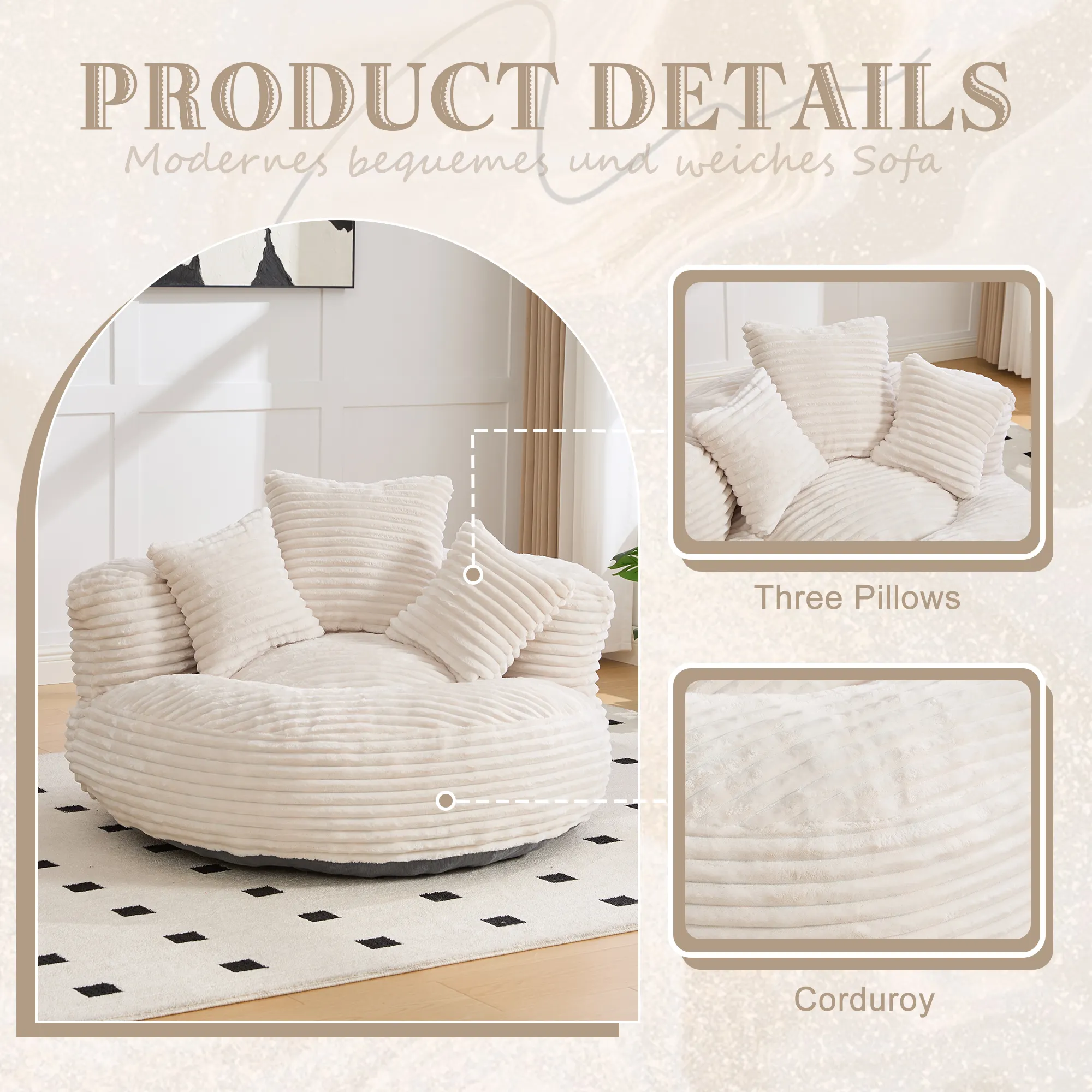 GOMYWAY Bean Bag Chairs