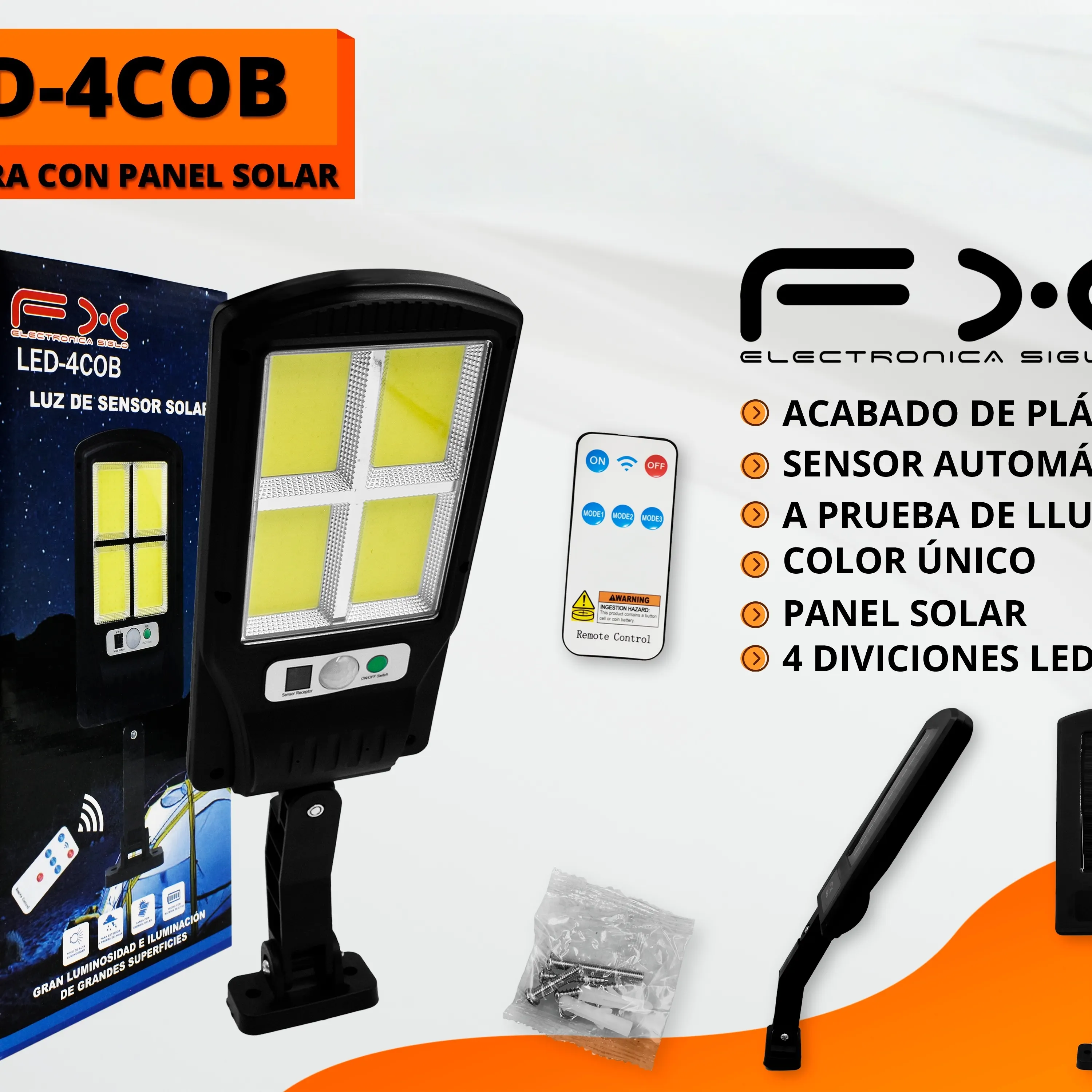 Solar Led Garden Light - Four-zone Sensor
