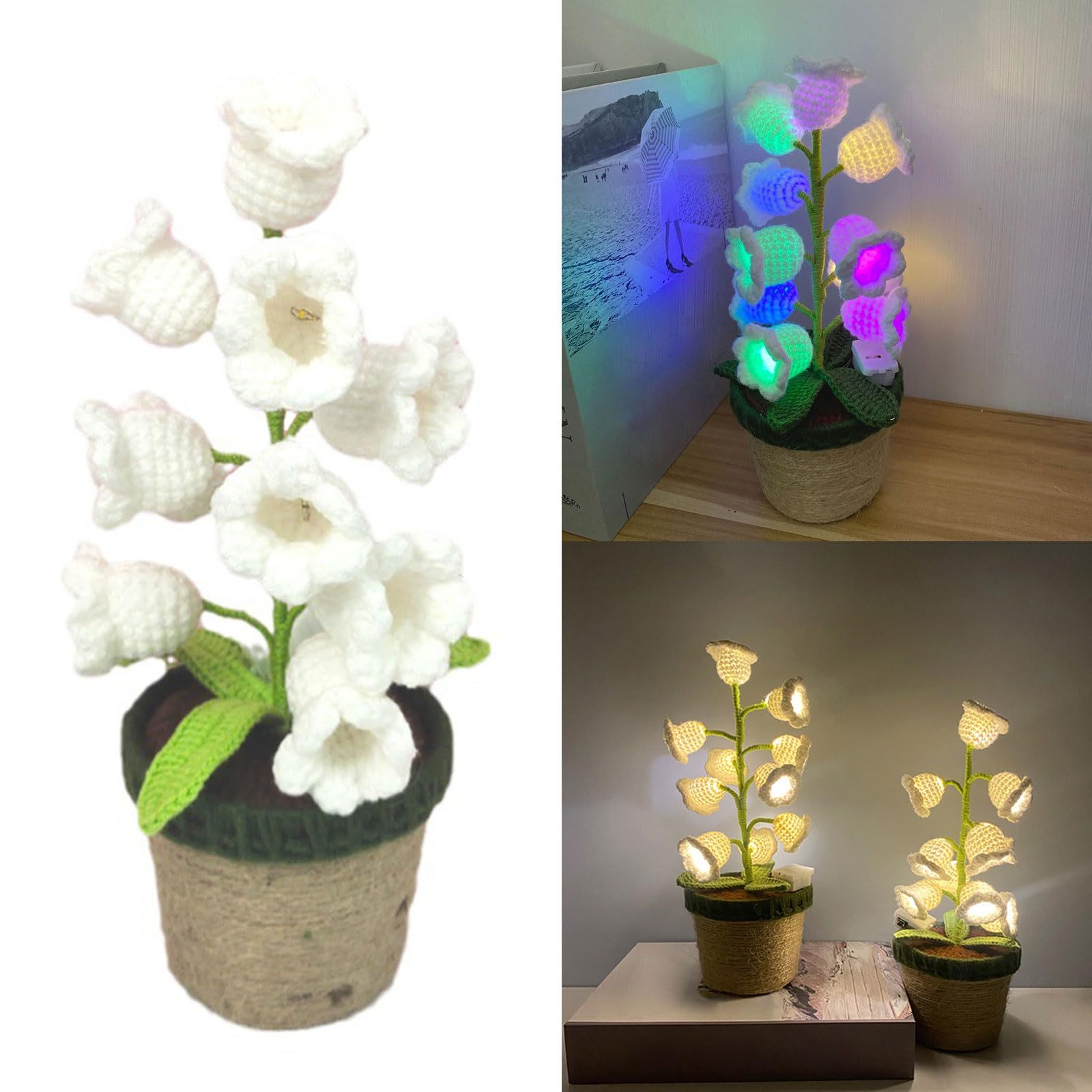 Lily-of-the-Valley Planter Decoration – Decorative Element With A Natural Floral Design For Atmospheric Interior Decor – Party Accessory Set