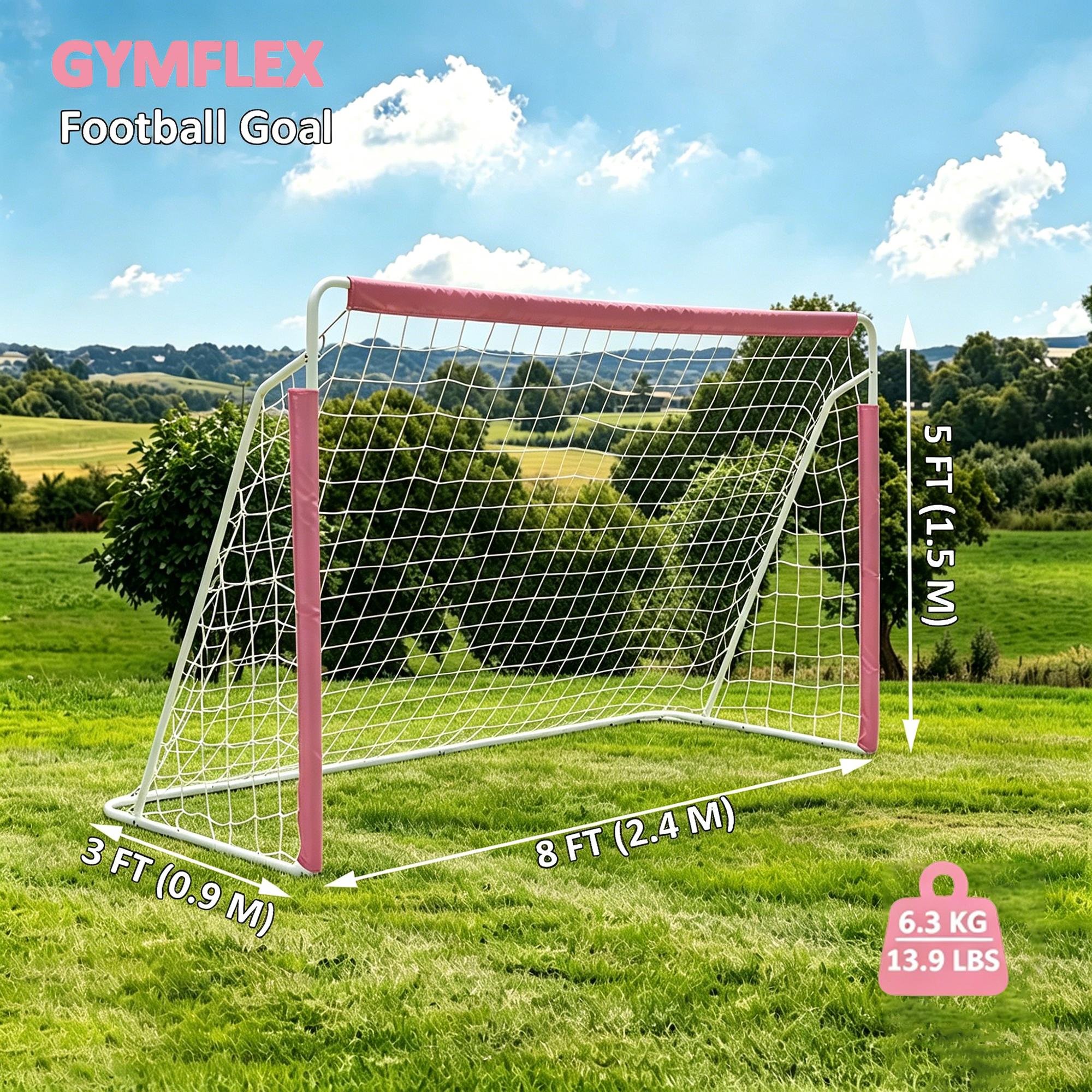 Portable Football Goal,Foldable Soccer Goal Net With Quick Set-Up — image 3