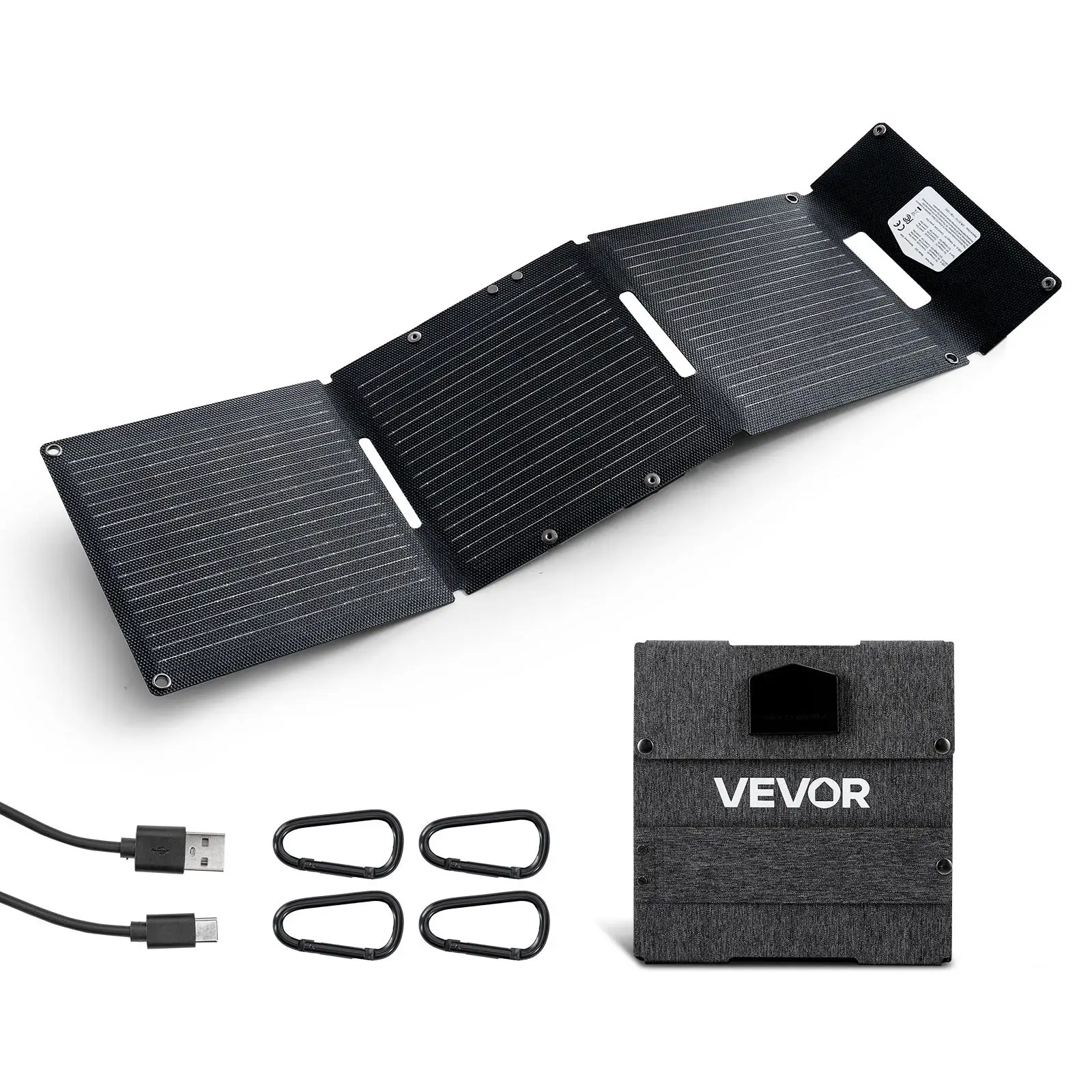 Cargador Solar Plegable De 30 W, Panel