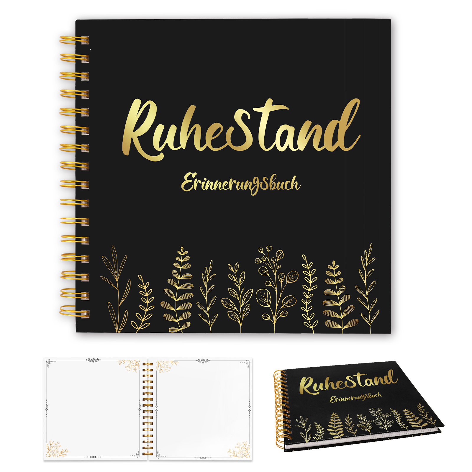Retirement Guest Book - Elegant Keepsake Album For Farewells & Christmas Parties - Party Supplies Set
