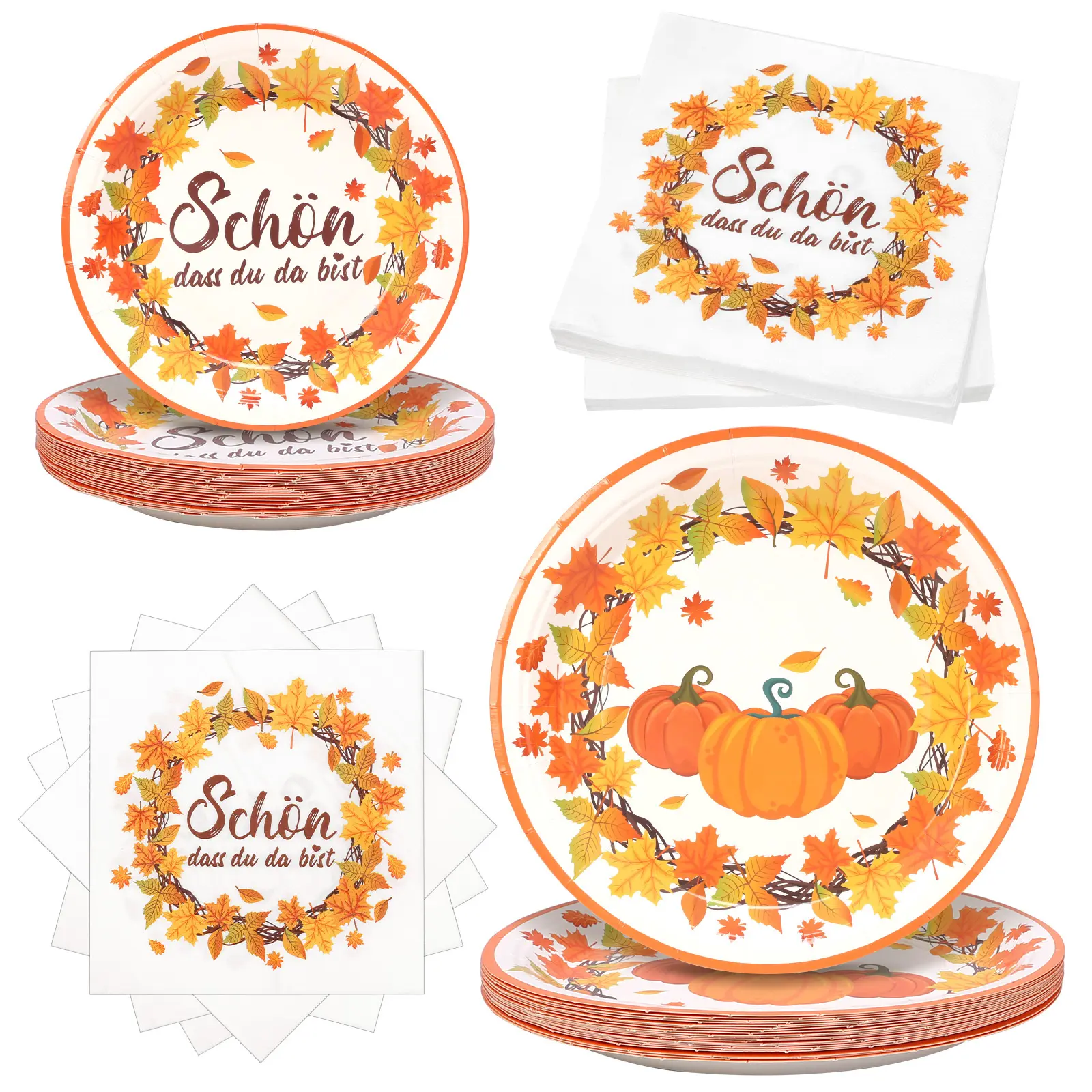 Fall Party Table Decoration Set - Includes