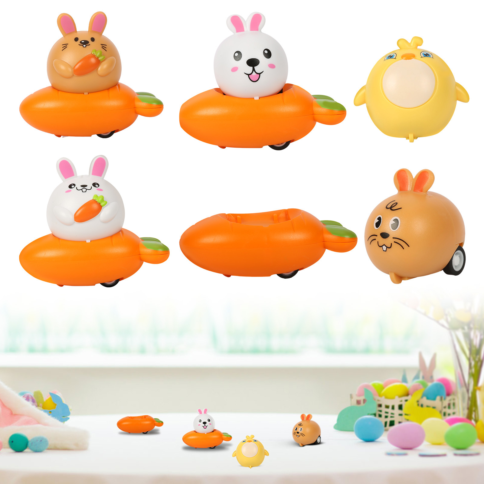 DIY Easter Decoration Craft Set - 10-Piece Creative Set For Spring-Themed Room Decor And Party Supplies