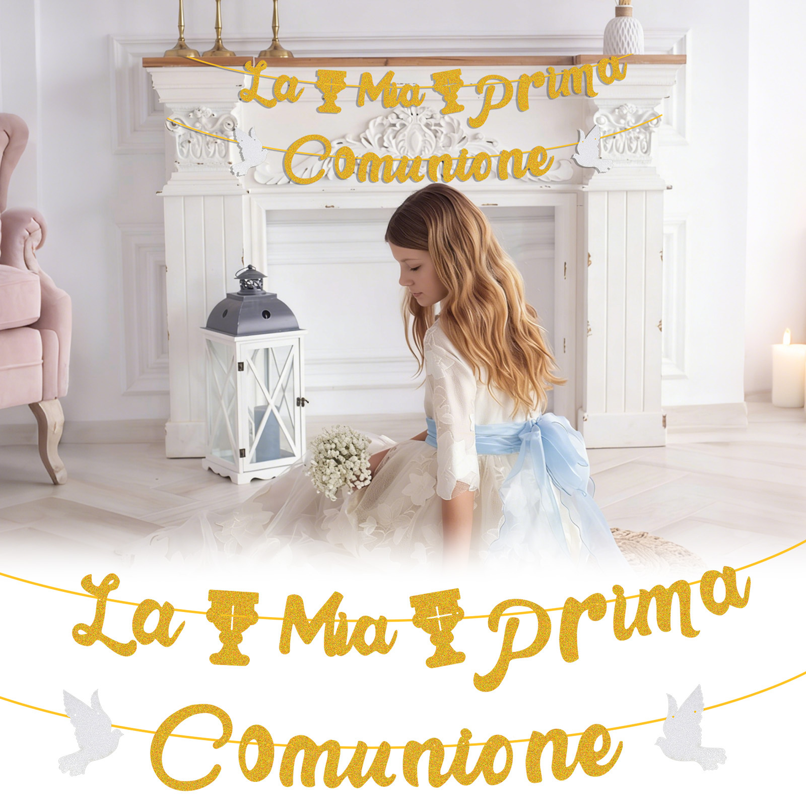Communion Banners – Decorations For Special Celebrations – Party Supplies Set