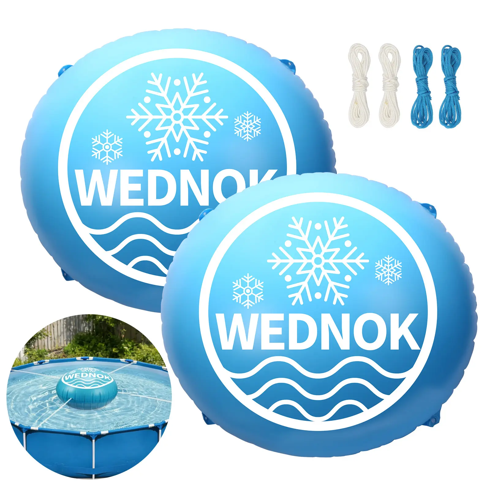 Pool Air Cushion Set - 2 Blue