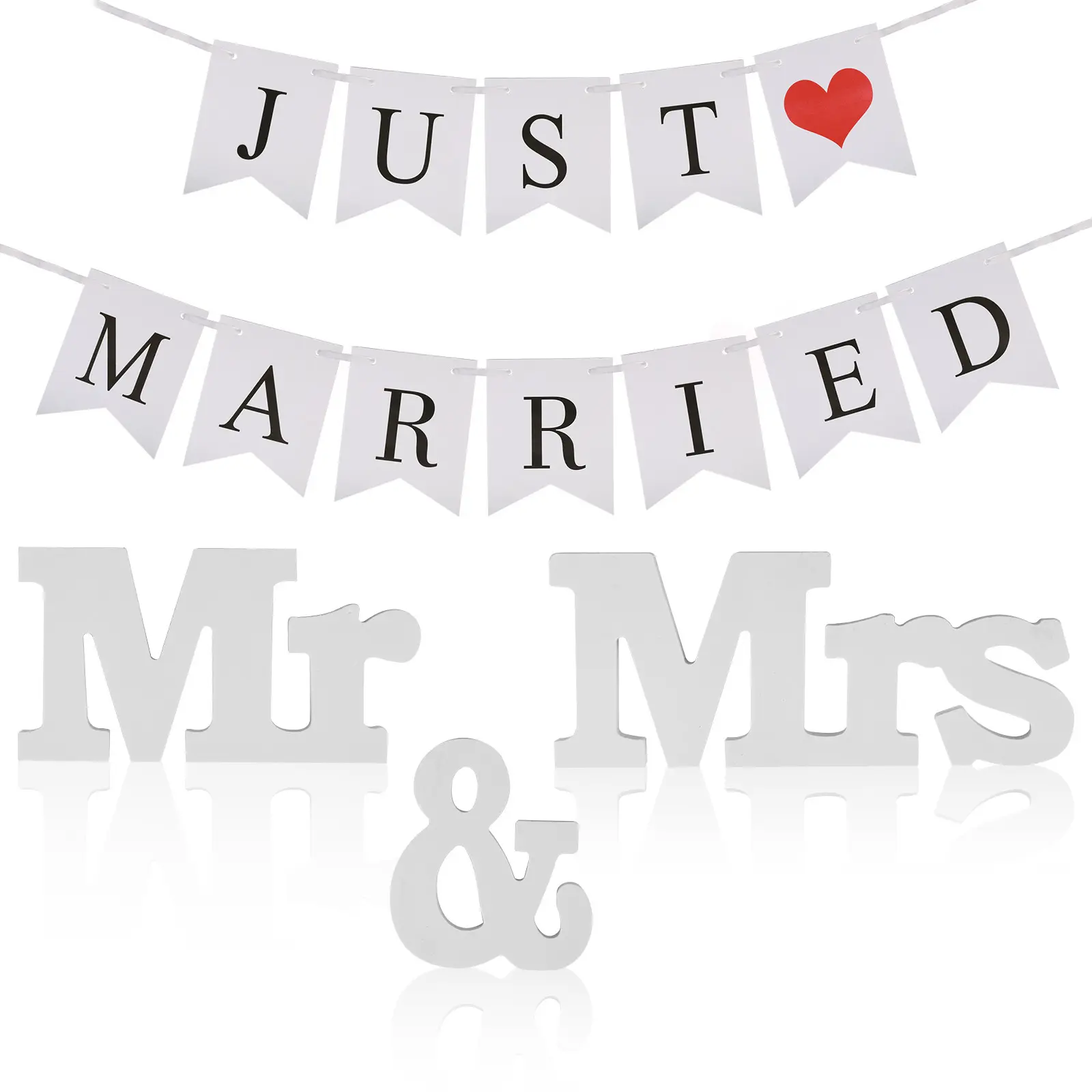 Festive Decoration Set With Banner And Place