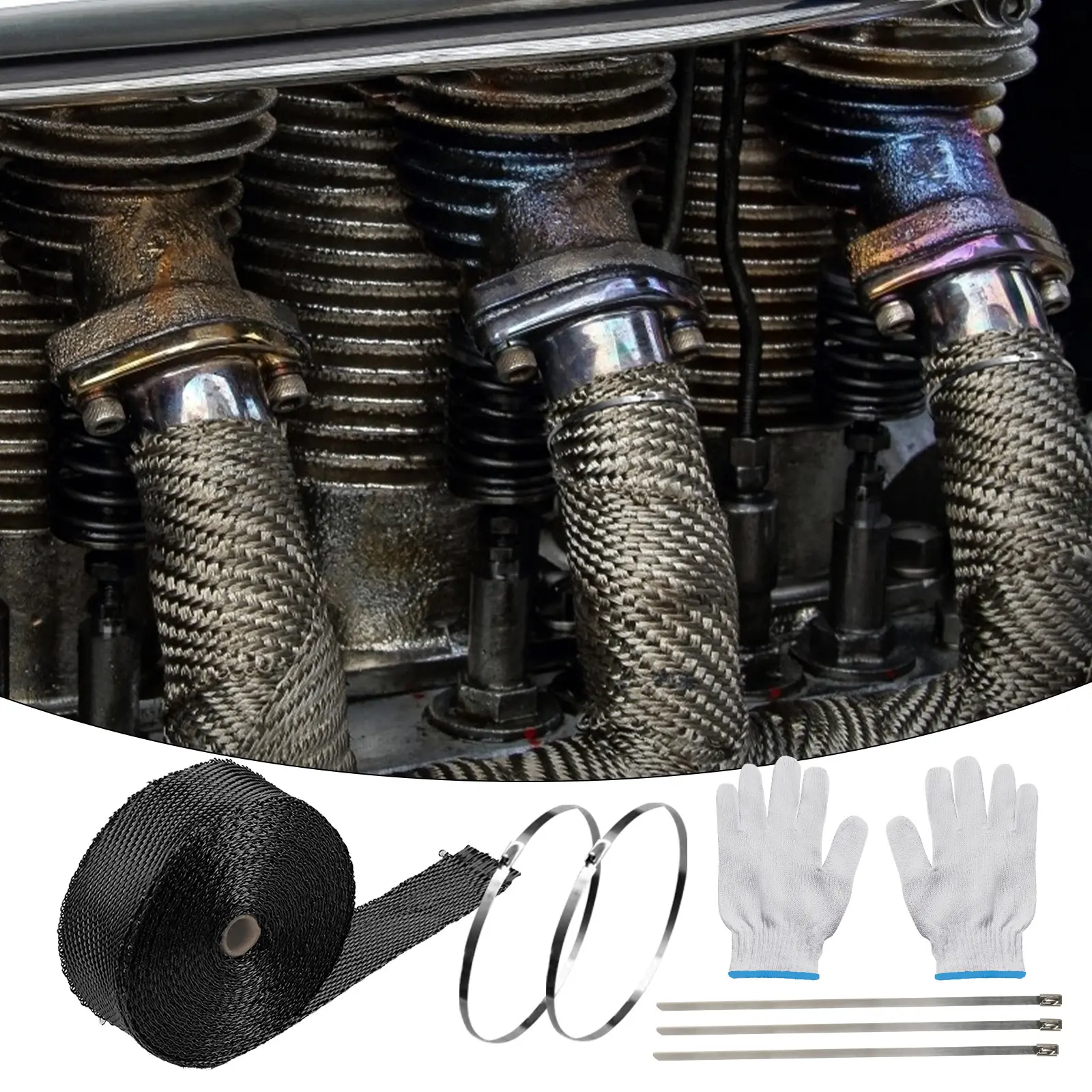 Exhaust Sealing Tape Complete Set - Includes