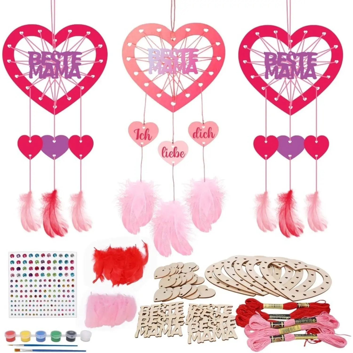 Of Heart Dreamcatcher Craft Kits “BEST MOM”