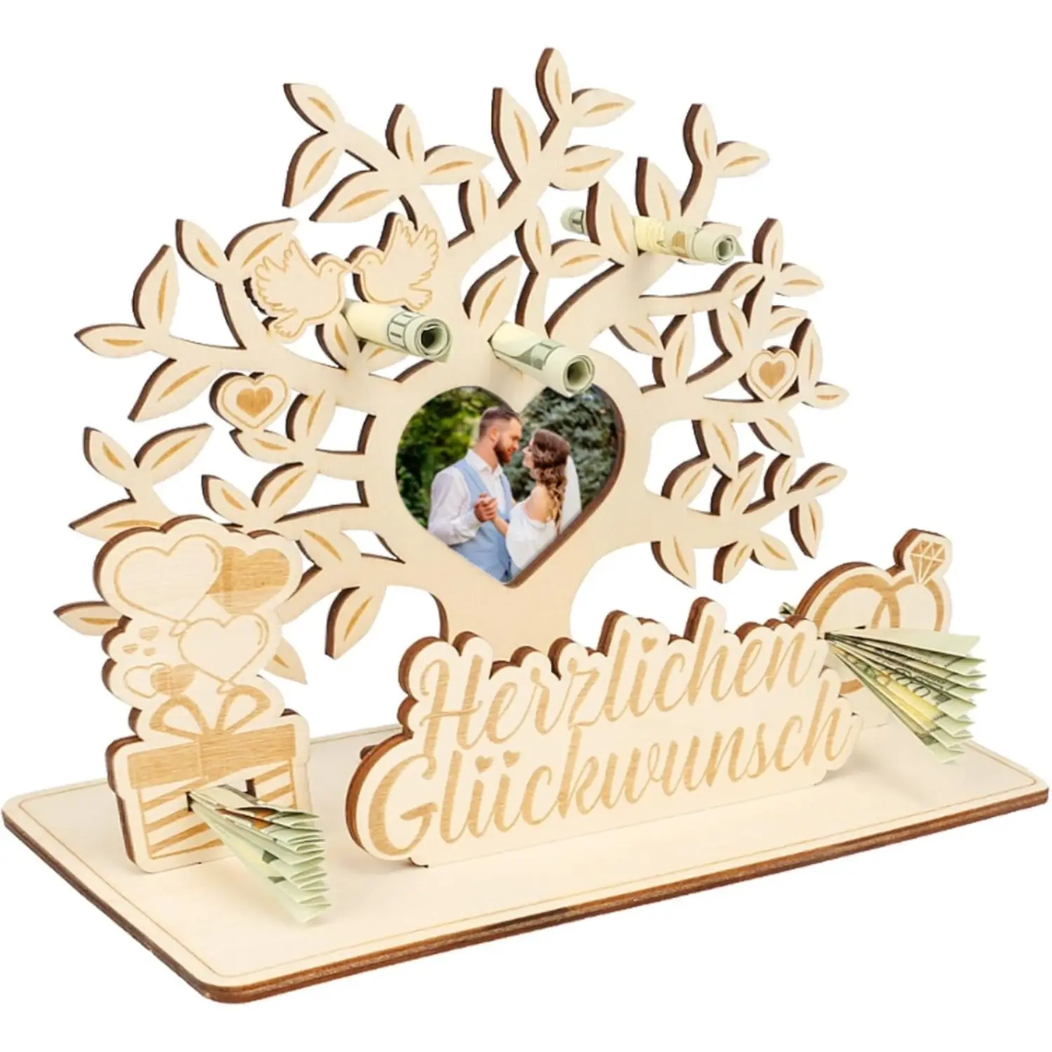Wedding Money Gift Wooden Tree Of Life
