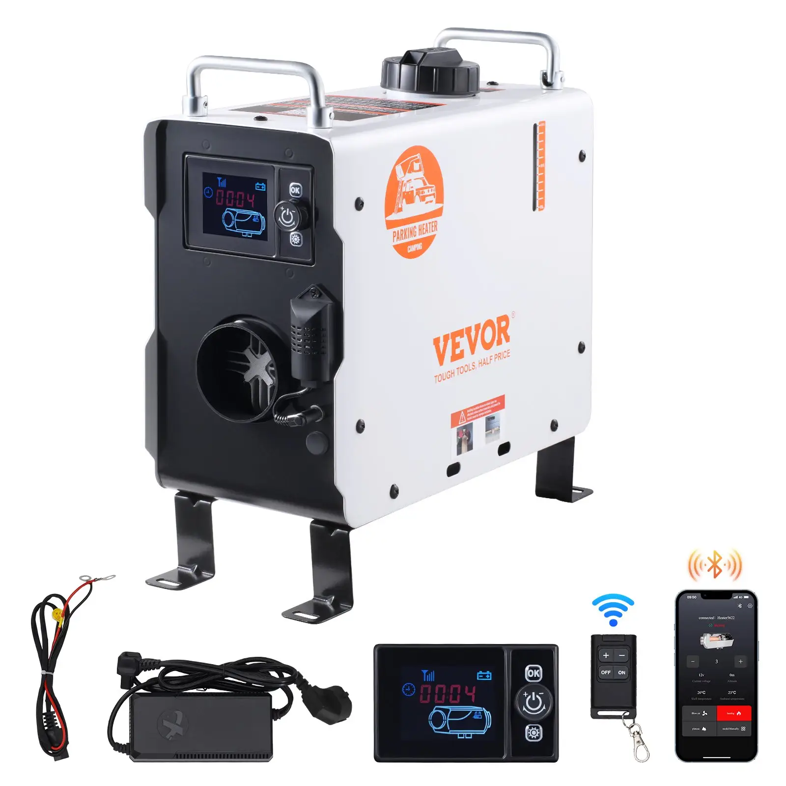 Calentador Diésel De 2 KW, 12 V