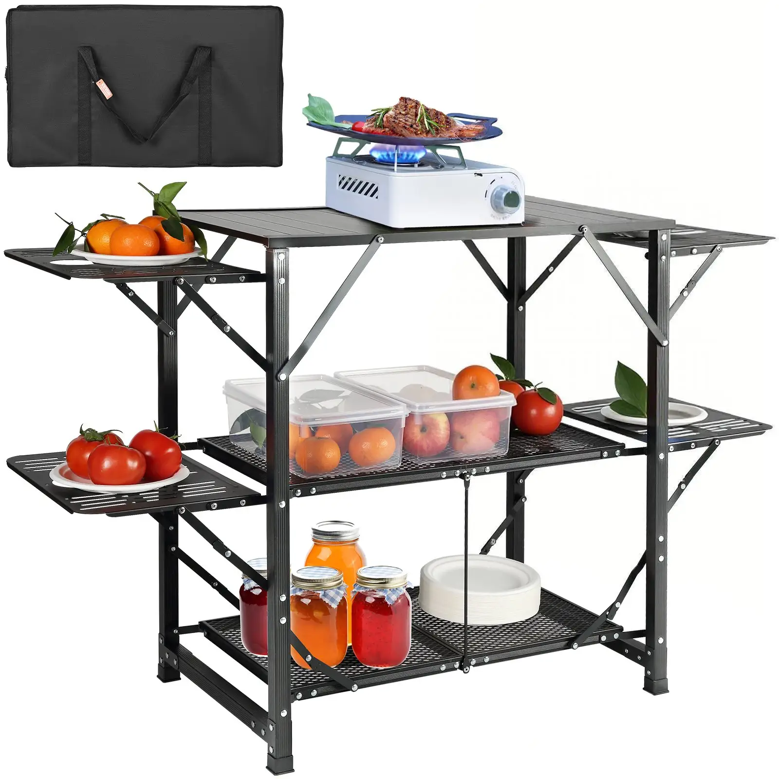 Mesa De Cocina Camping VEVOR, Estación Portátil