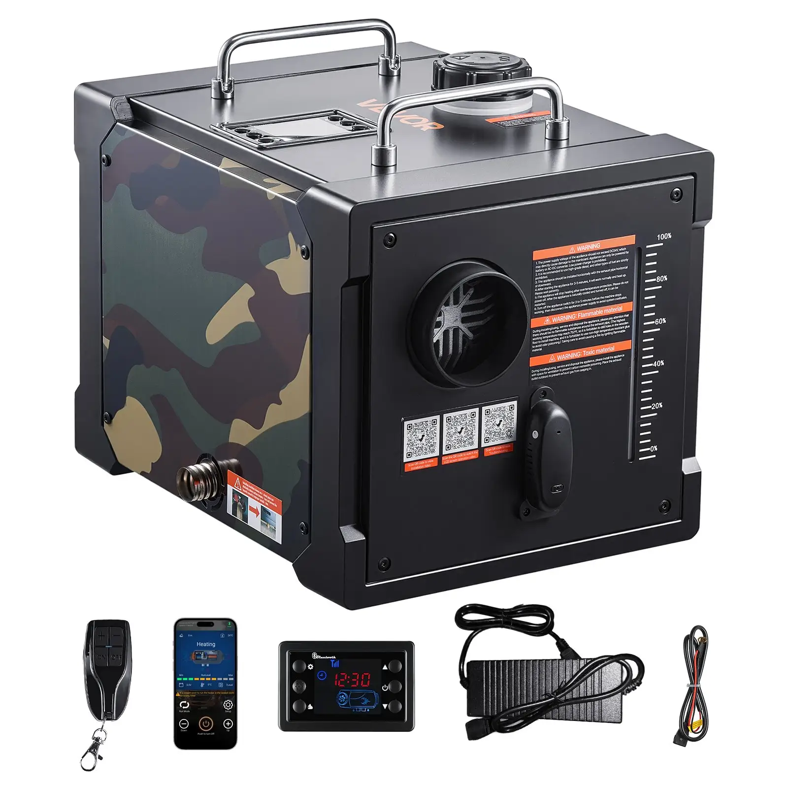 Calefactor Diésel VEVOR, 8 KW, 12 V