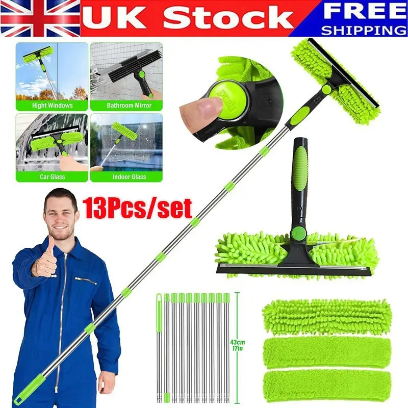 4.5M Telescopic Extendable Window Cleaner Equipment Glass