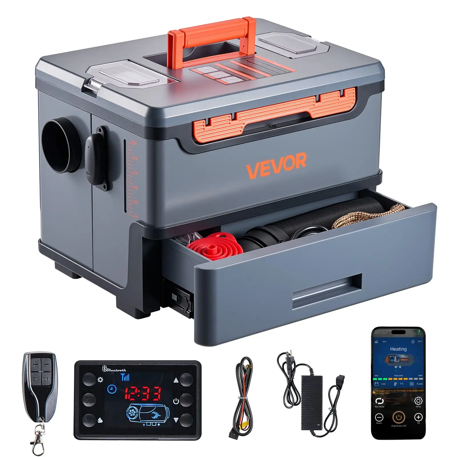 Calefactor Diésel VEVOR, 8 KW, 12 V