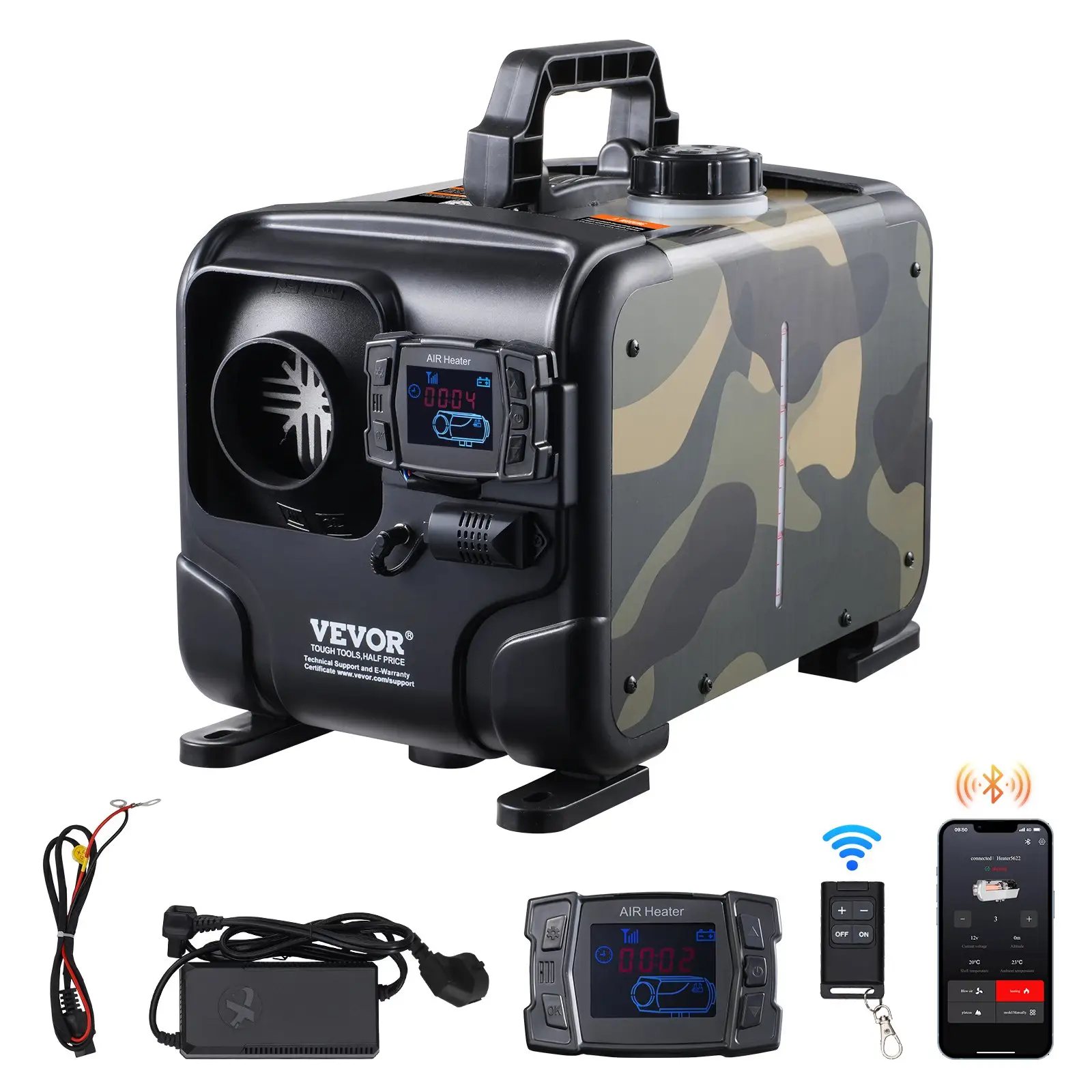 Calentador Diésel De 8 KW, calefactor Todo