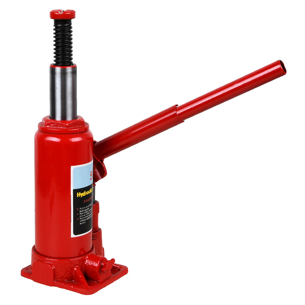 5 Ton Bottle Jack Heavy Duty Hydraulic Lifting Ram Car Van Boat Truck Caravan UK — image 2