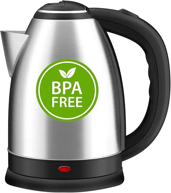 1.8L Electric Kettle 1500W Stainless Steel Cordless