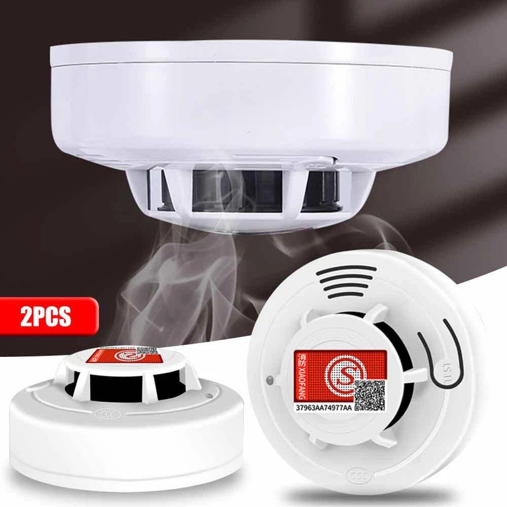 Pack de 2 Detectores de Humo y Gas para el Hogar