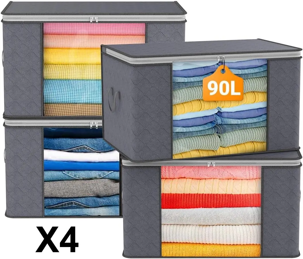 4x Clothes Storage Bags