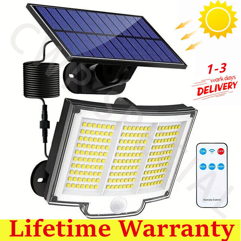 Solar Power LED Wall Light Security Outdoor Garden Flood Lamp PIR Motion Sensor 11 Solar Power LED Wall Light Security Outdoor Garden Flood Lamp PIR Motion Sensor