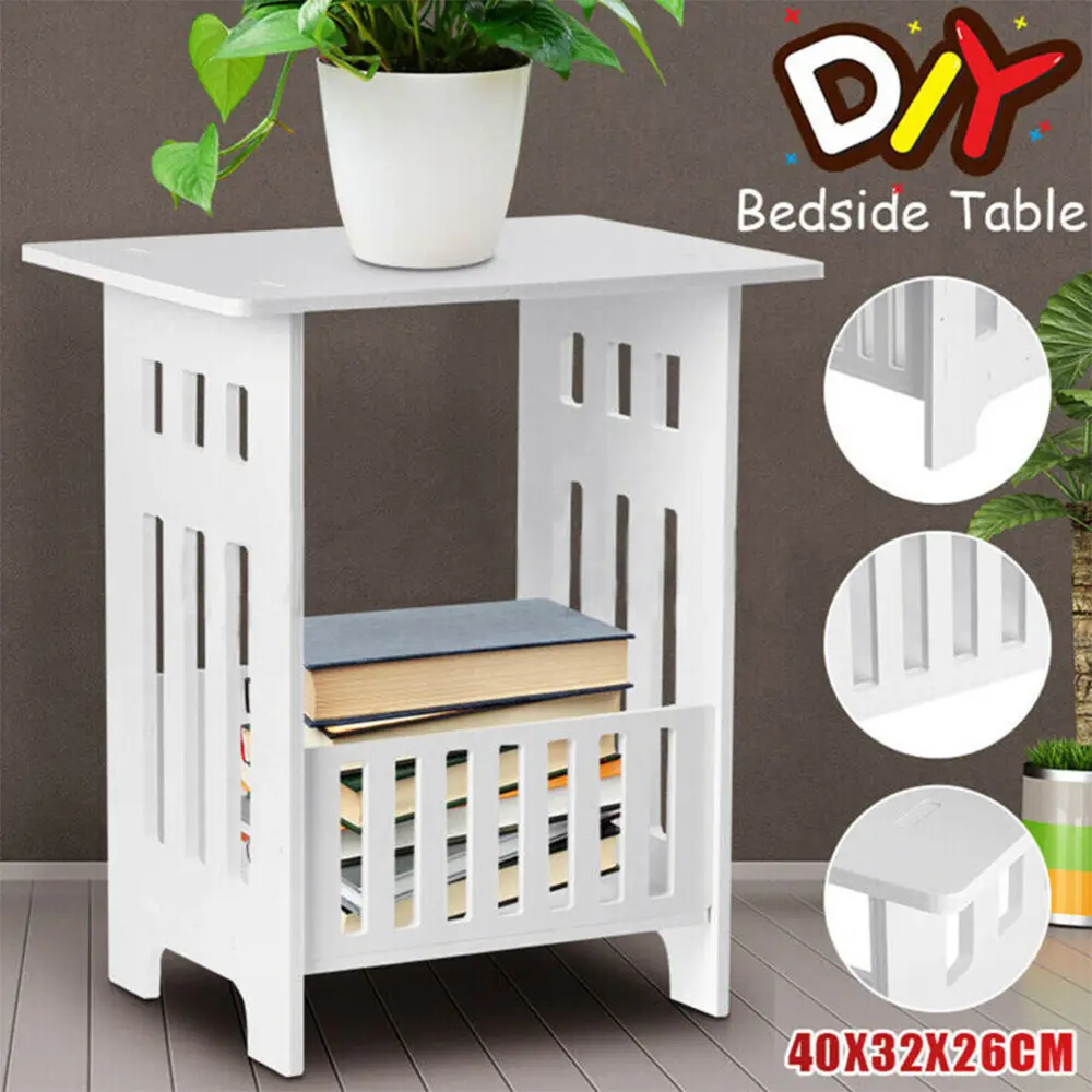 White Tea Coffee Small Table Sofa Side