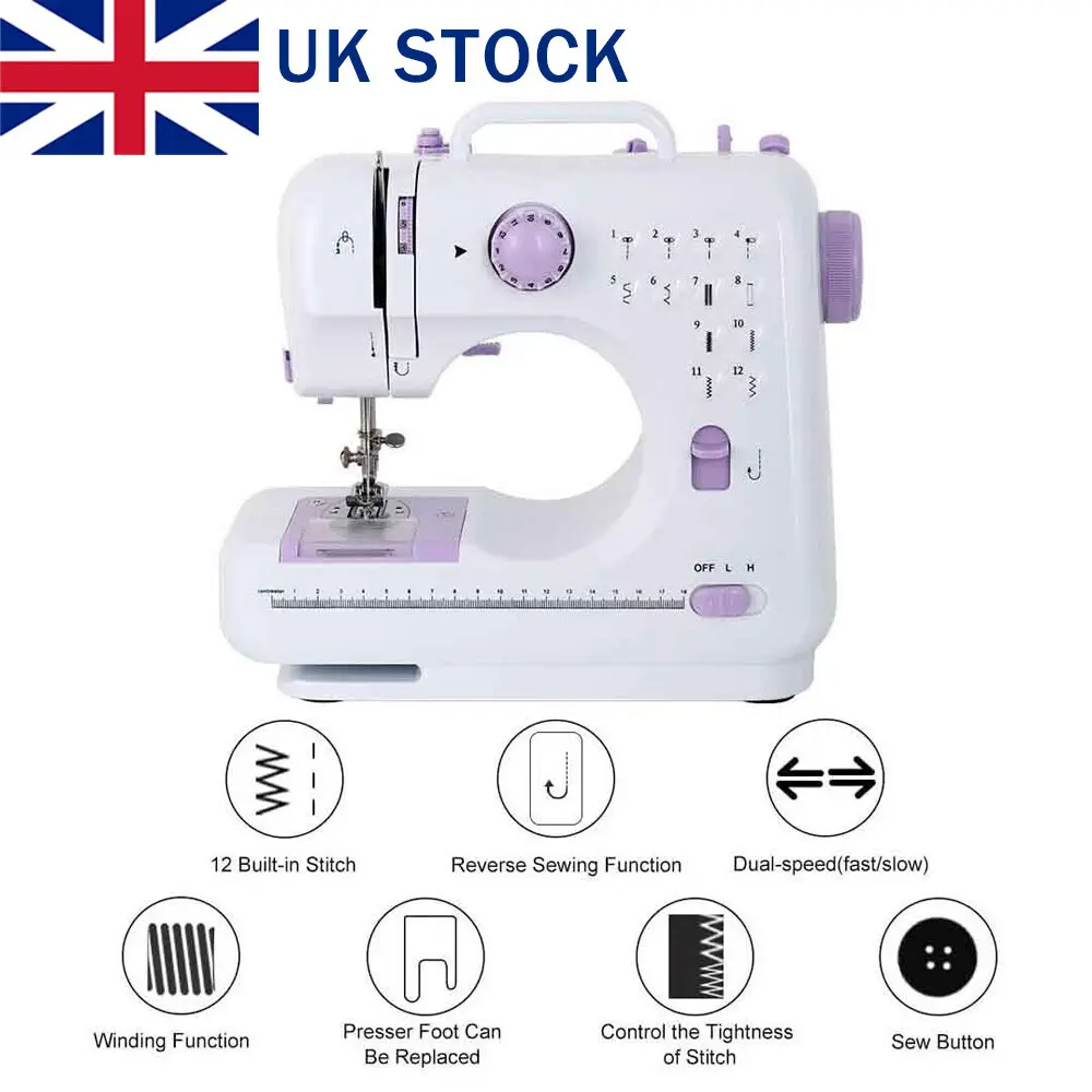 Electric Sewing Machine Portable Mini 12 Stitches