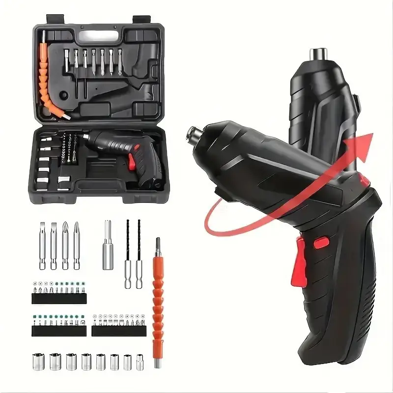47 In 1 Cordless Electric Drill Set