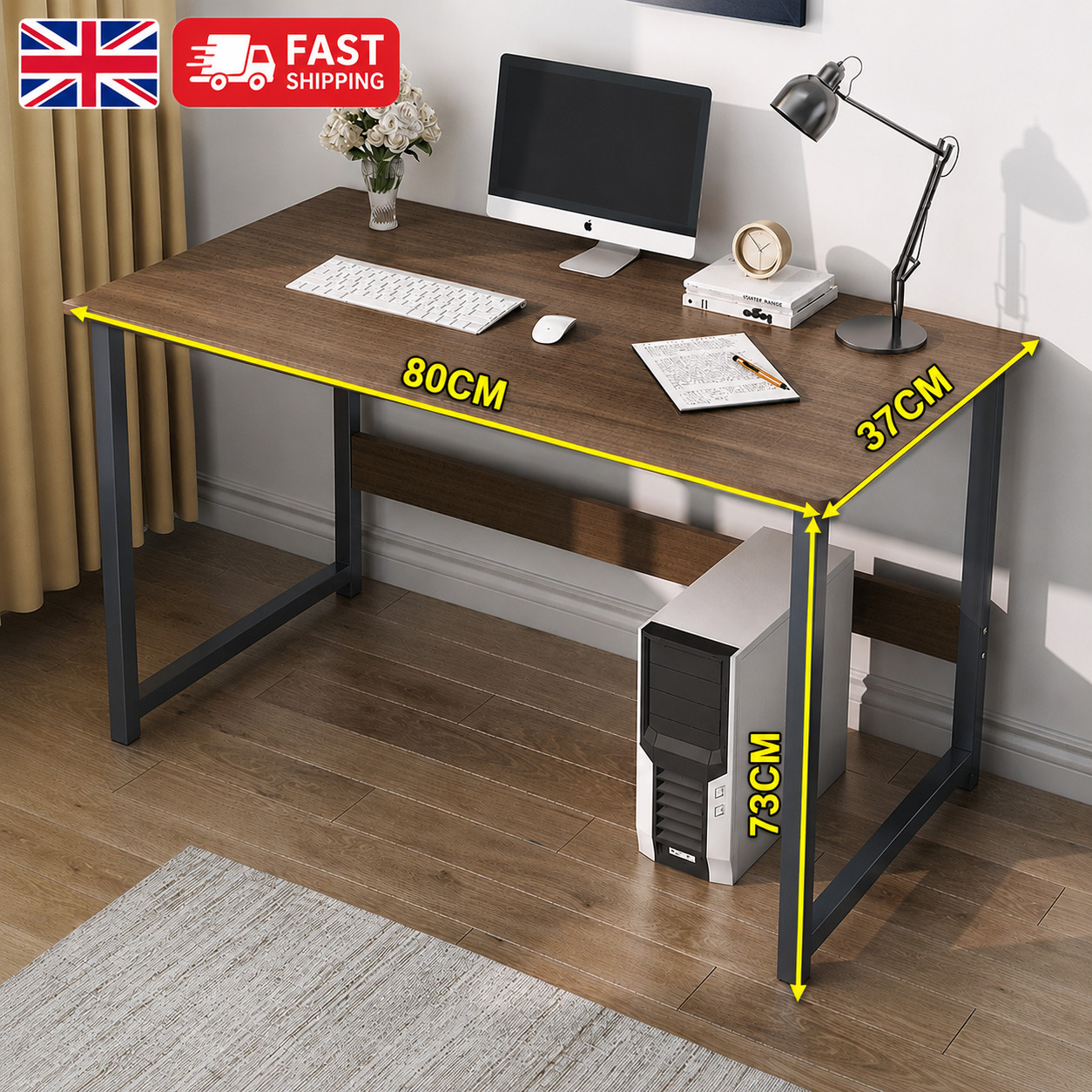 Computer Desk Laptop Pc Study Table Home Office Desk Furniture Workstation Table