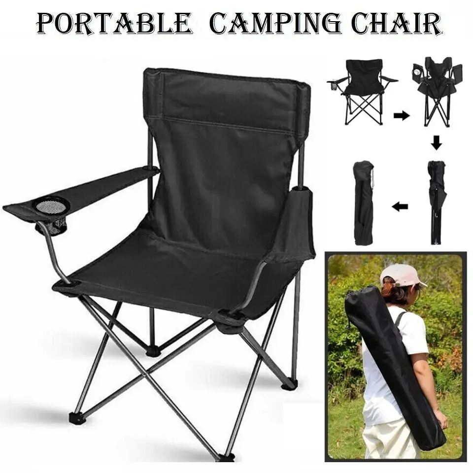 Folding Camping Chairs Portable Lightweight Outdoor Garden