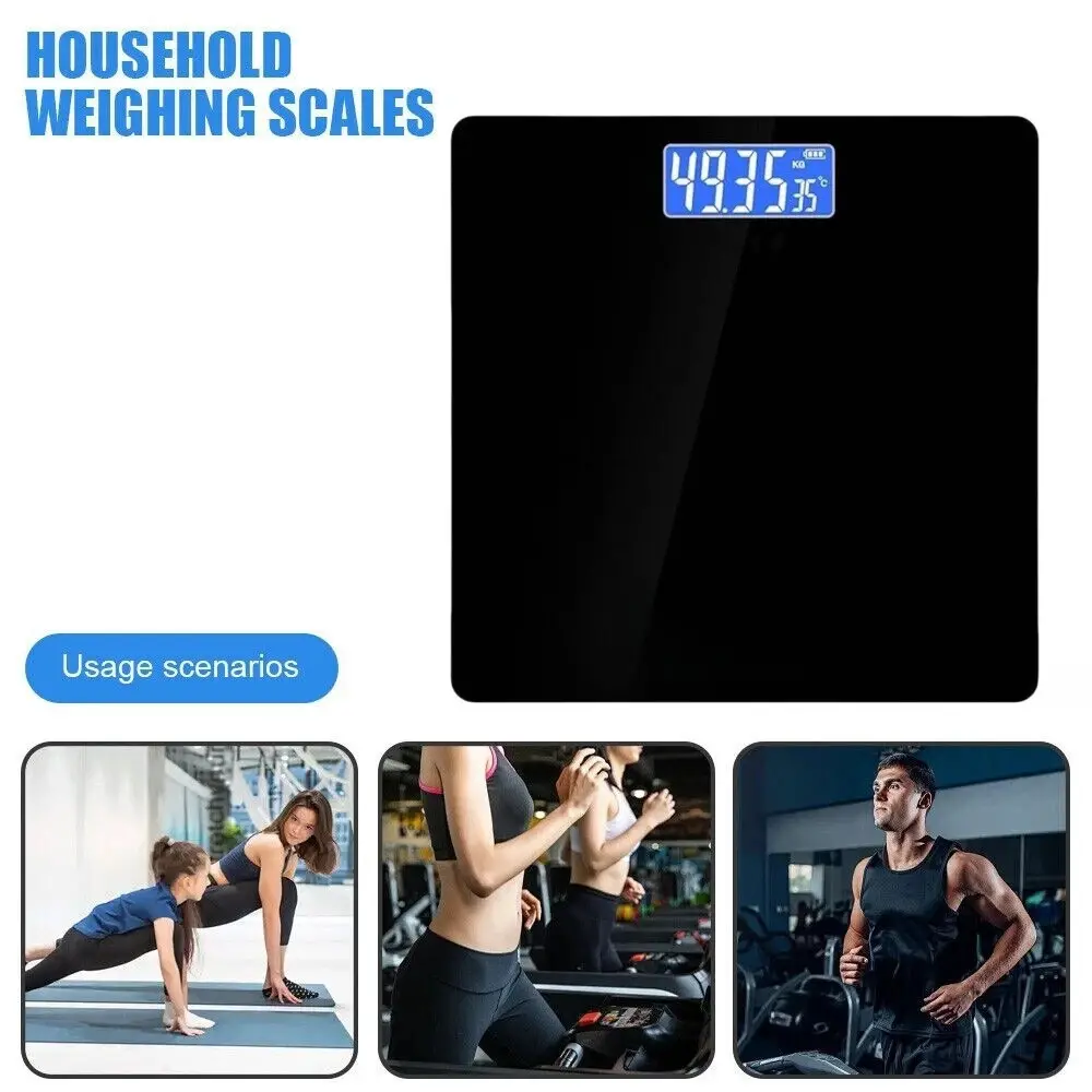 Digital Bathroom Scales 180KG Body Weight Weighing