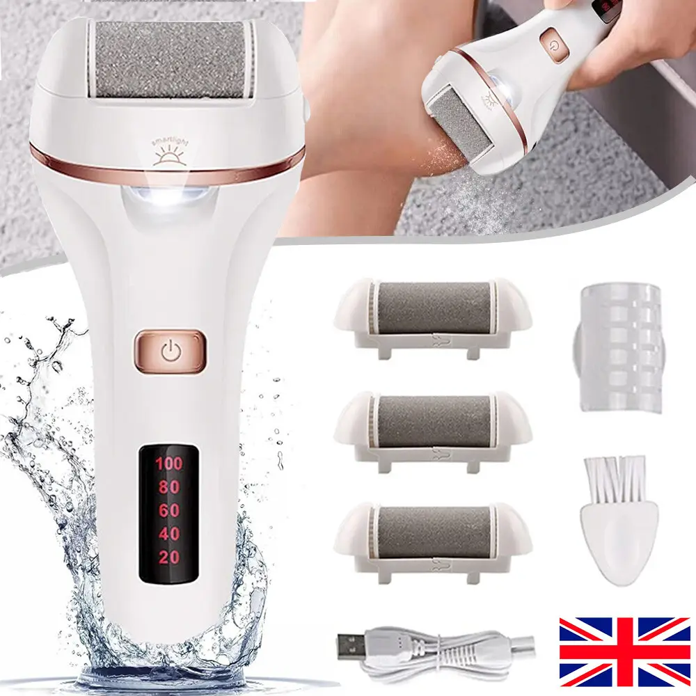 Electric Foot File Rechargeable Callus Hard Skin