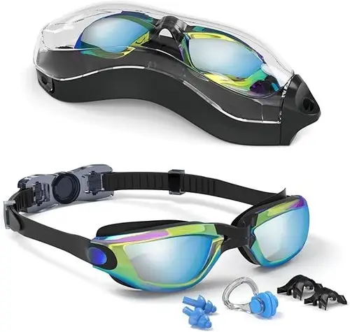 Adjustable Anti Fog Swimming Goggles Ultra-clear Vision