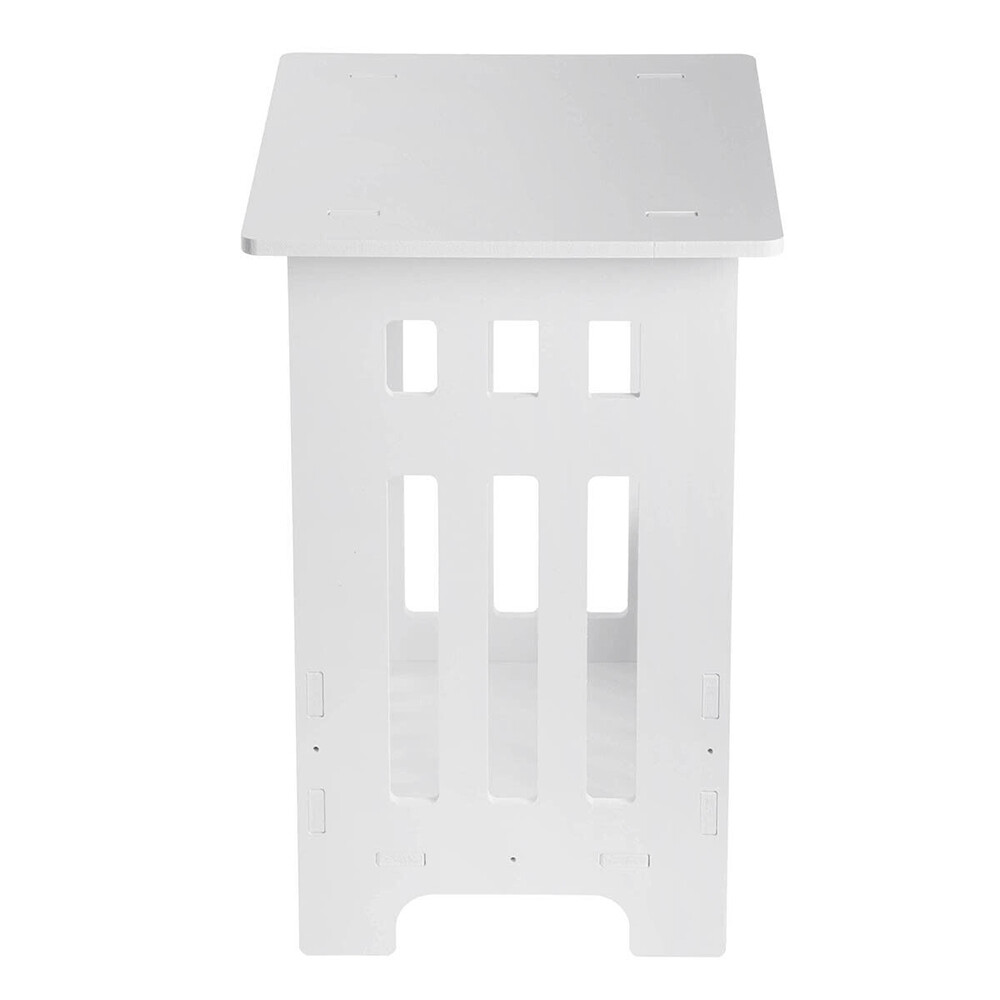 White Tea Coffee Small Table Sofa Side Table Storage Rack