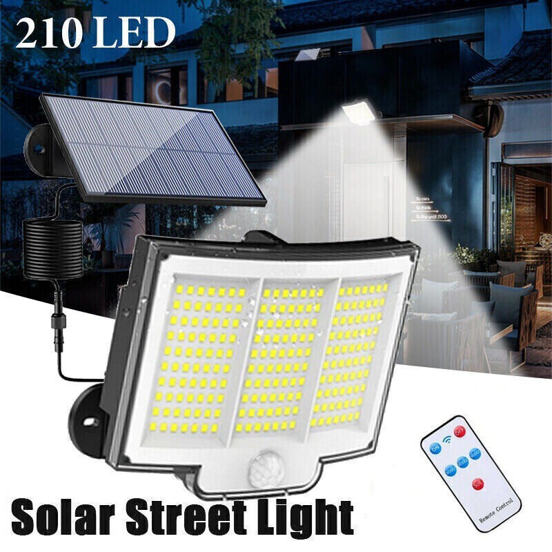 Solar Power LED Wall Light Security Outdoor Garden Flood Lamp PIR Motion Sensor 9 Solar Power LED Wall Light Security Outdoor Garden Flood Lamp PIR Motion Sensor