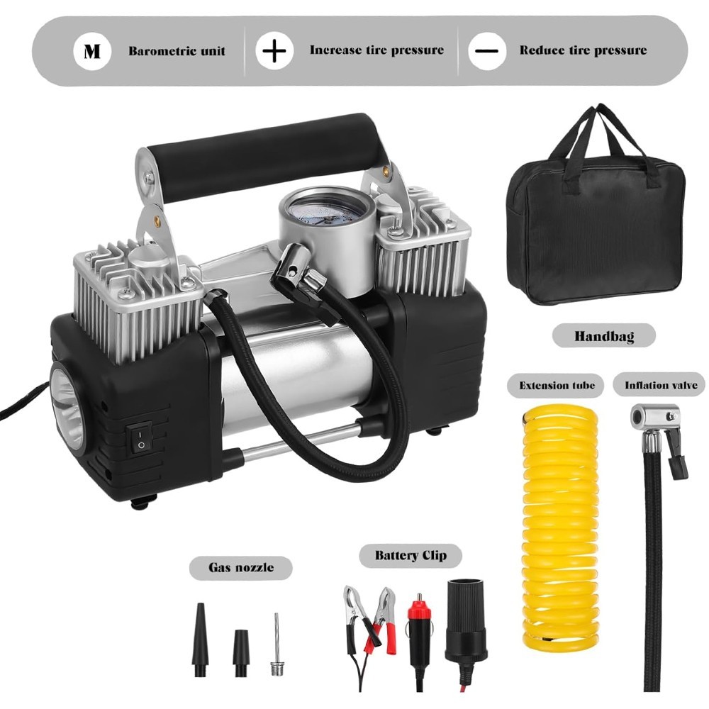 Inflador de Neumáticos 12V Heavy Duty